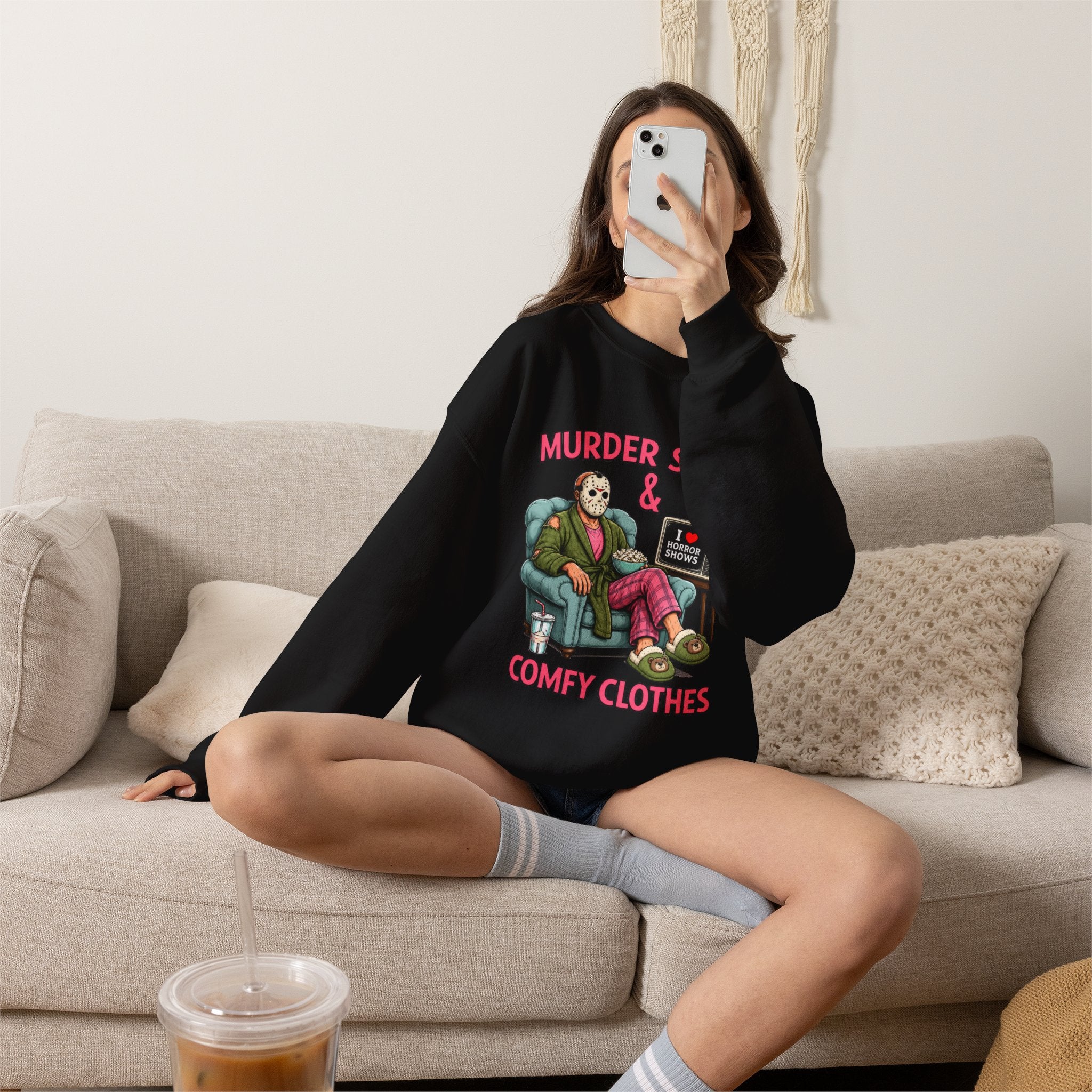 Murder Shows and Comfy Clothes Sweatshirt