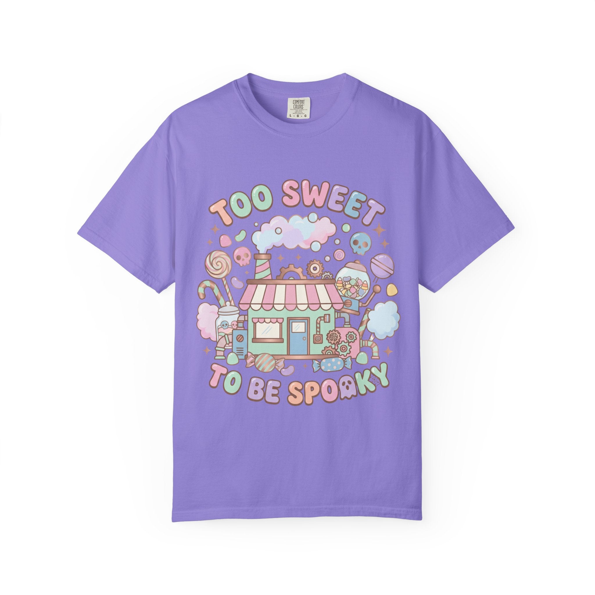 Too Sweet To Be Spooky Tee - Comfort Colors