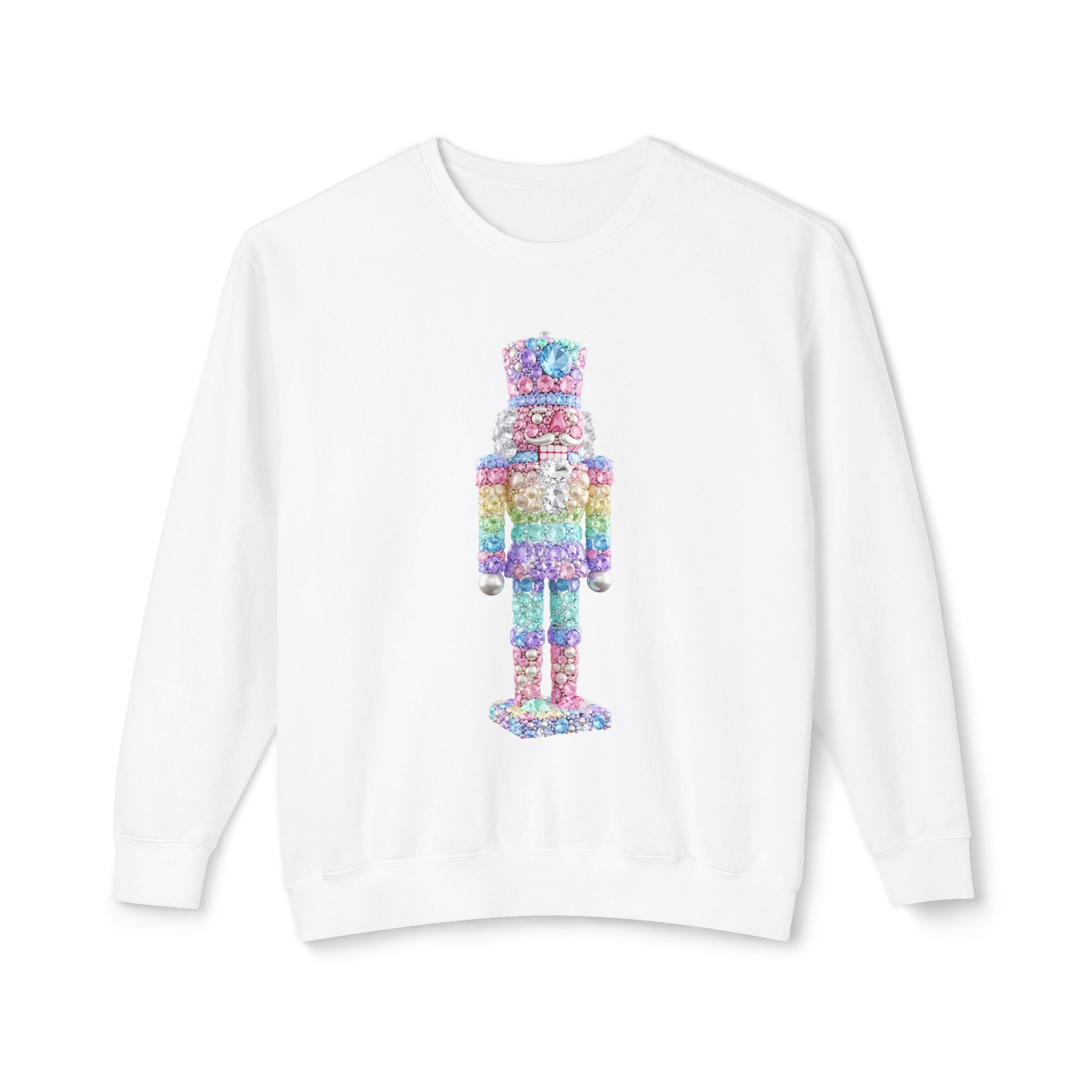 Rainbow Gemstone Crewneck Sweatshirt — Comfort Colors