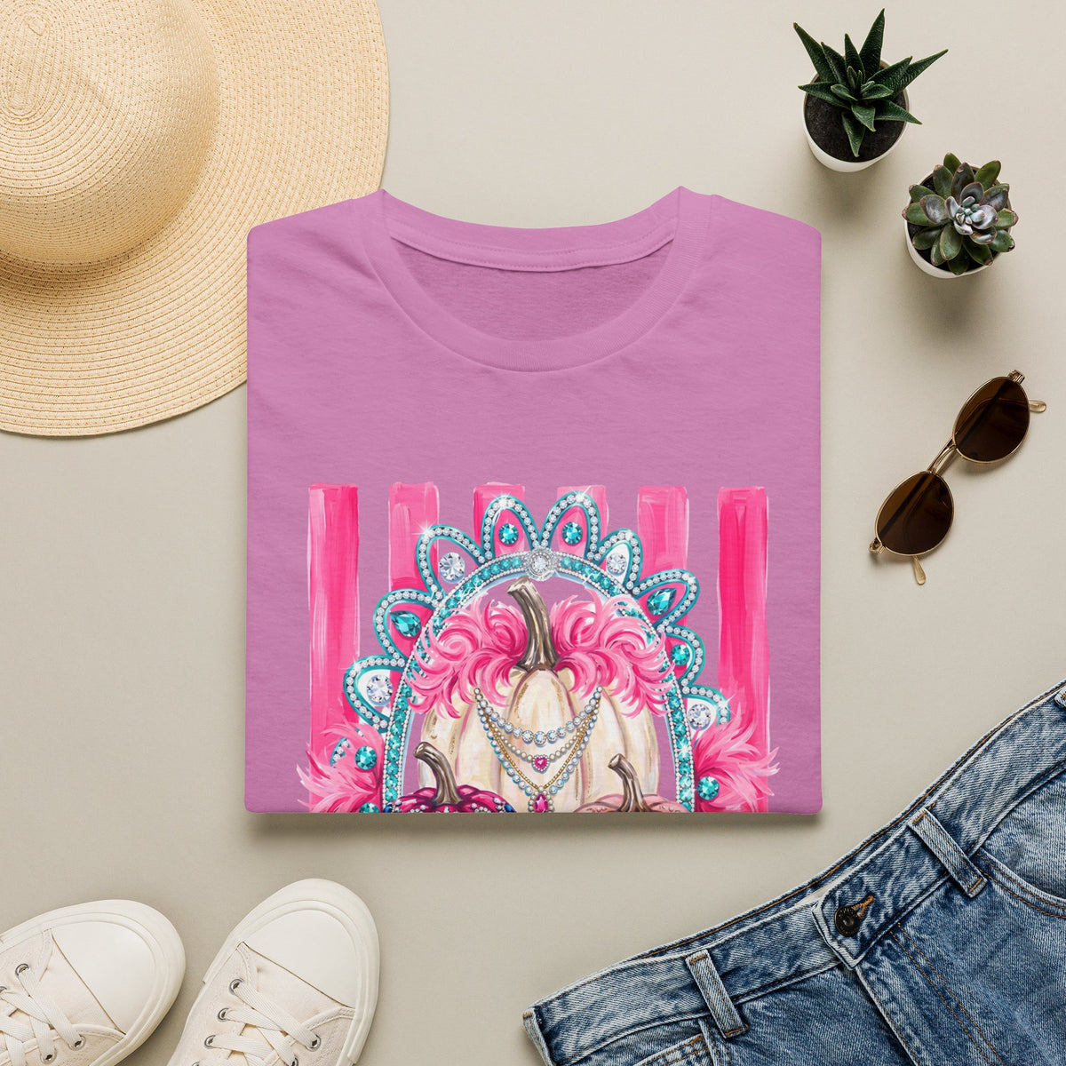 Pink Pumpkins Glam Tee - Gildan