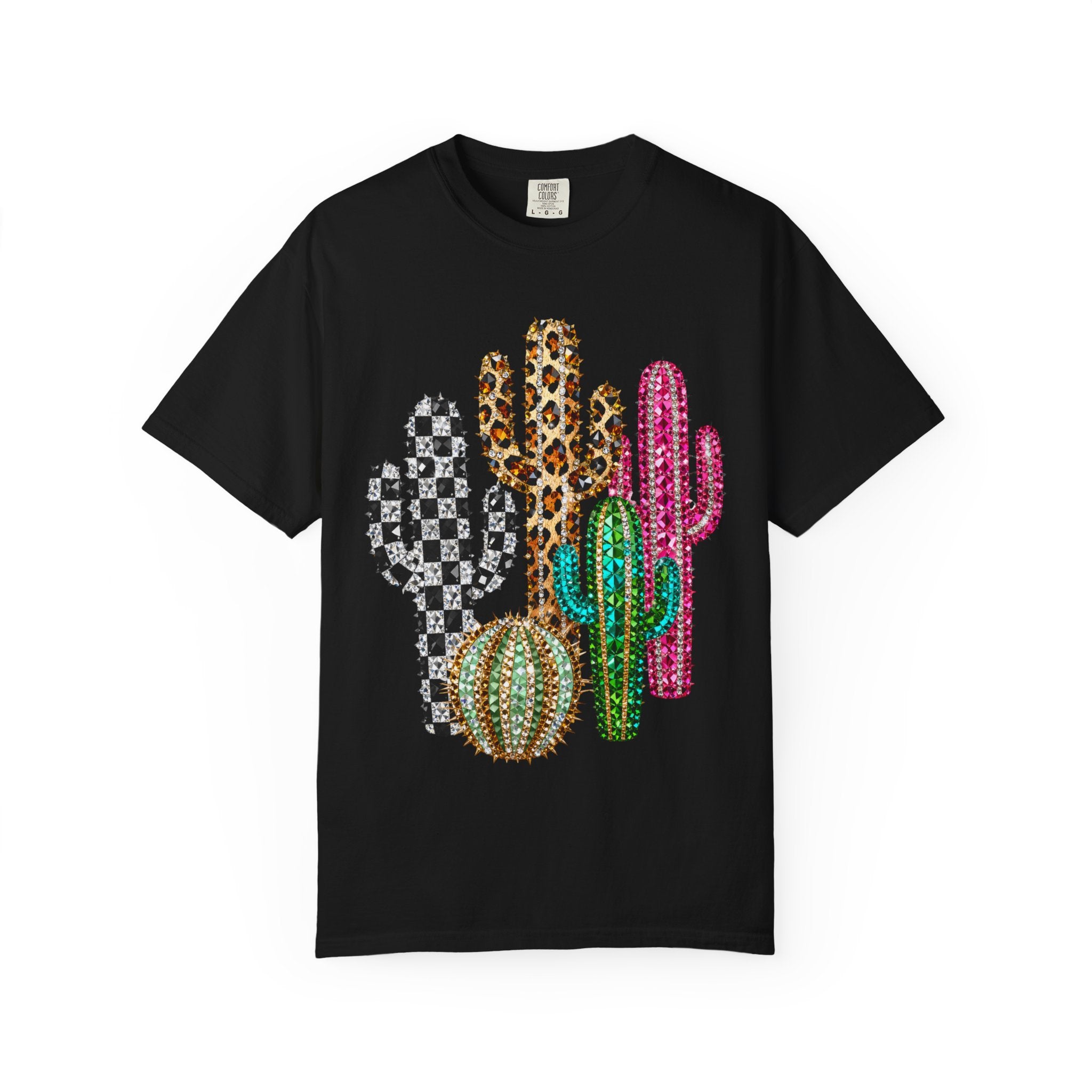 The Jeweled Cactus Tee - Comfort Colors