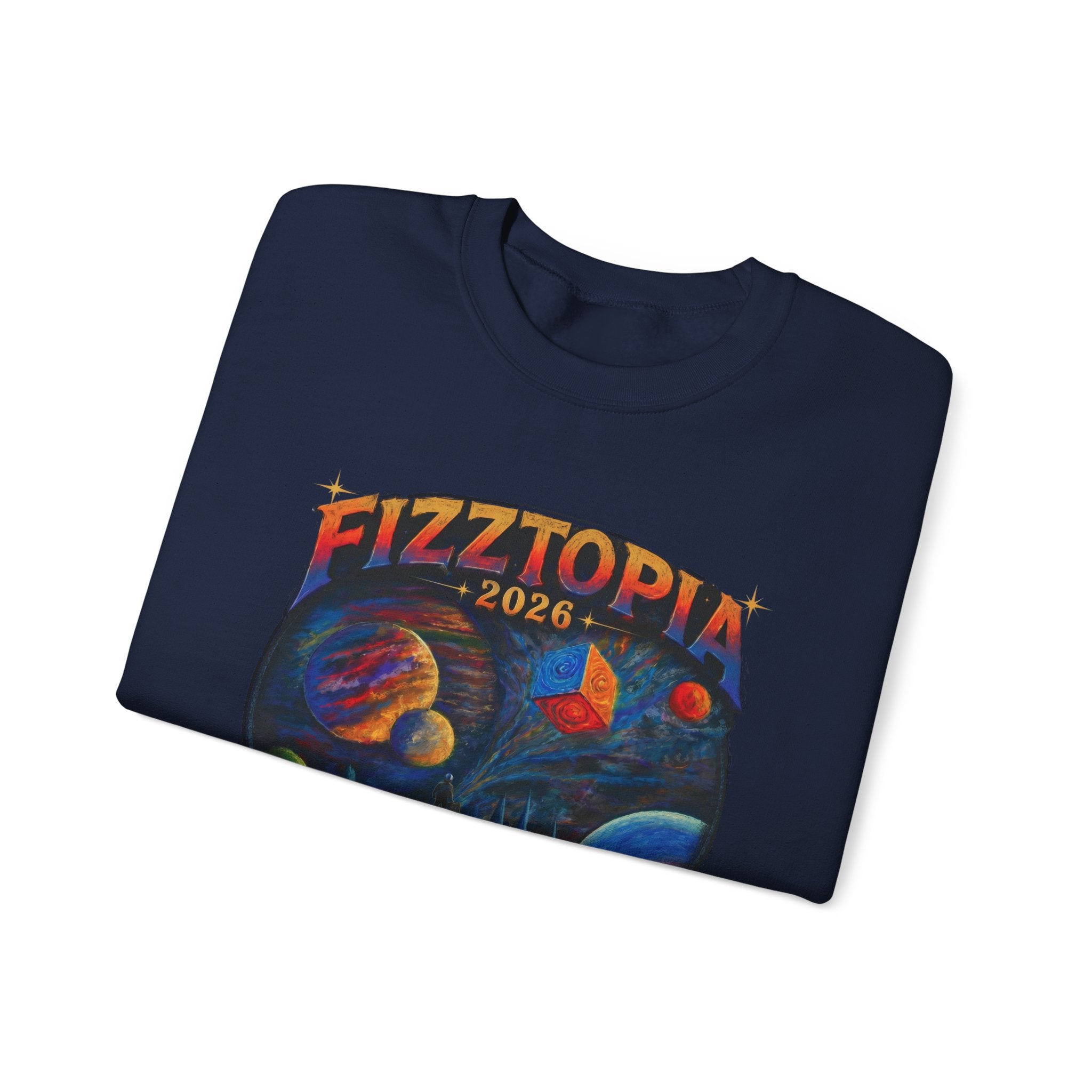 Daddy Ring Bomb's Fizztopia Galaxy Sweatshirt - Gildan
