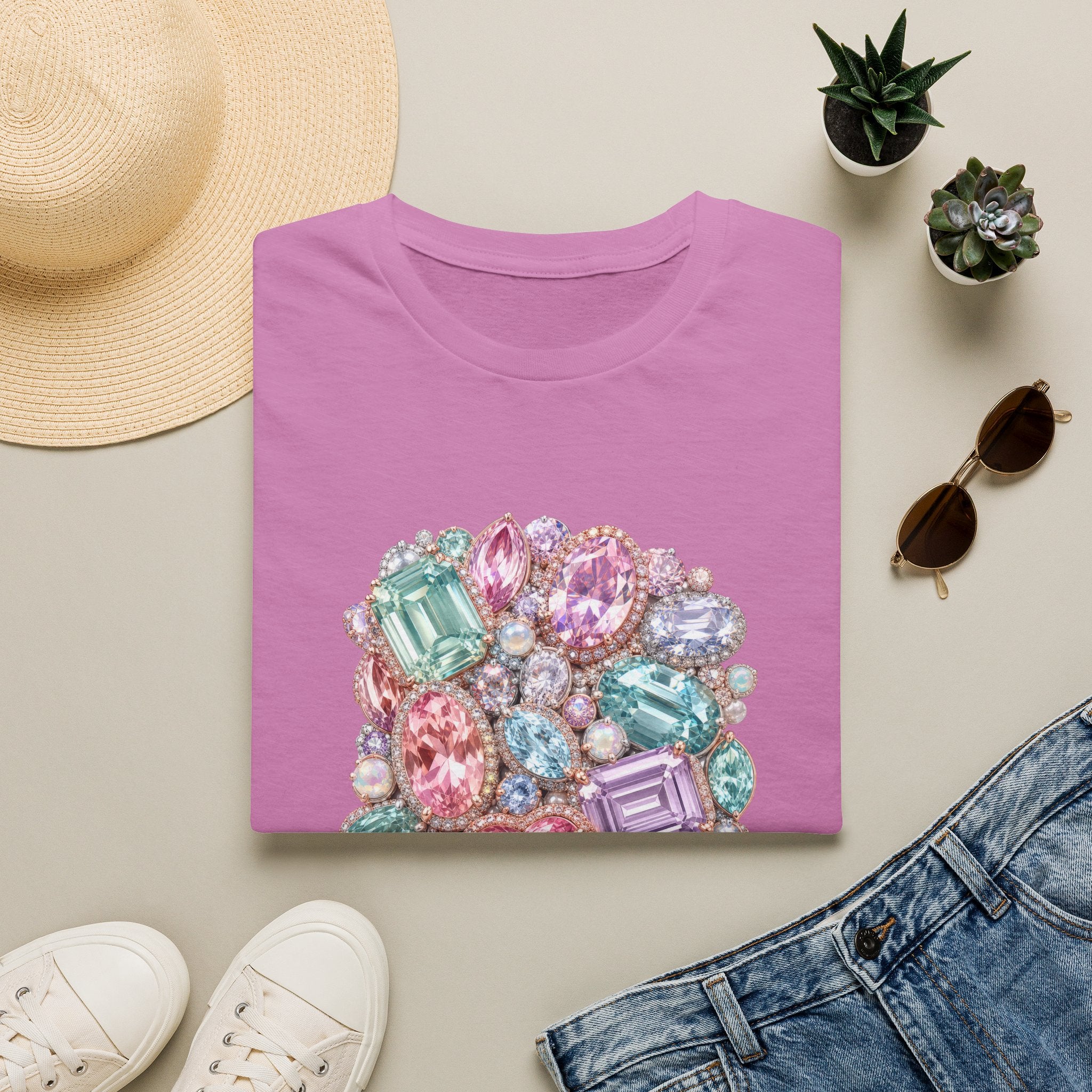 Halo Gemstone Tee - Gildan