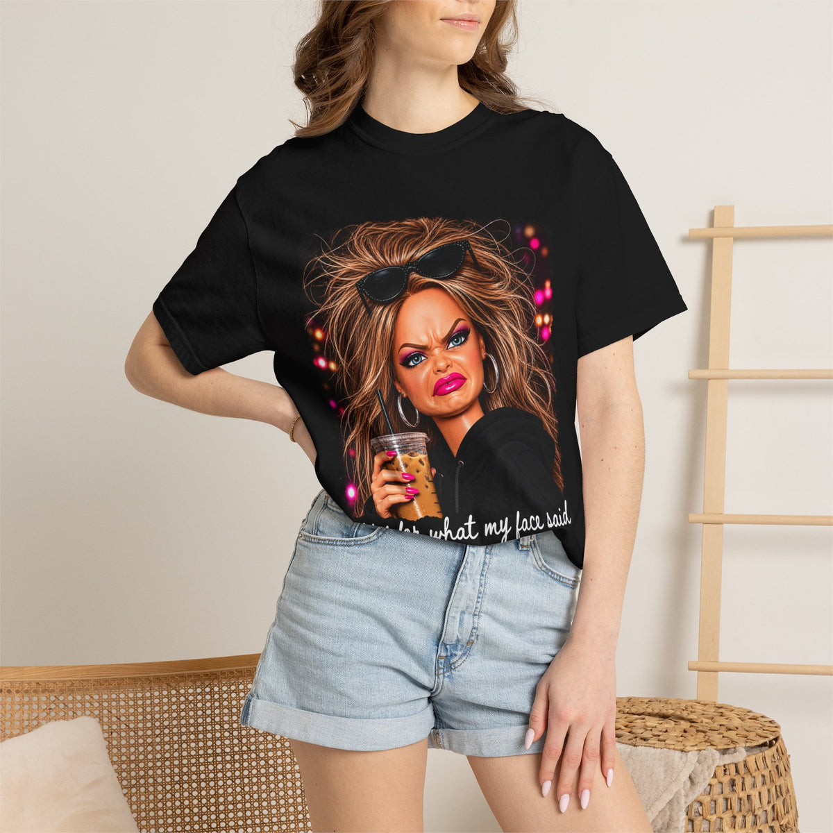 Sorry For What My Face Said Tee - Comfort Colors
