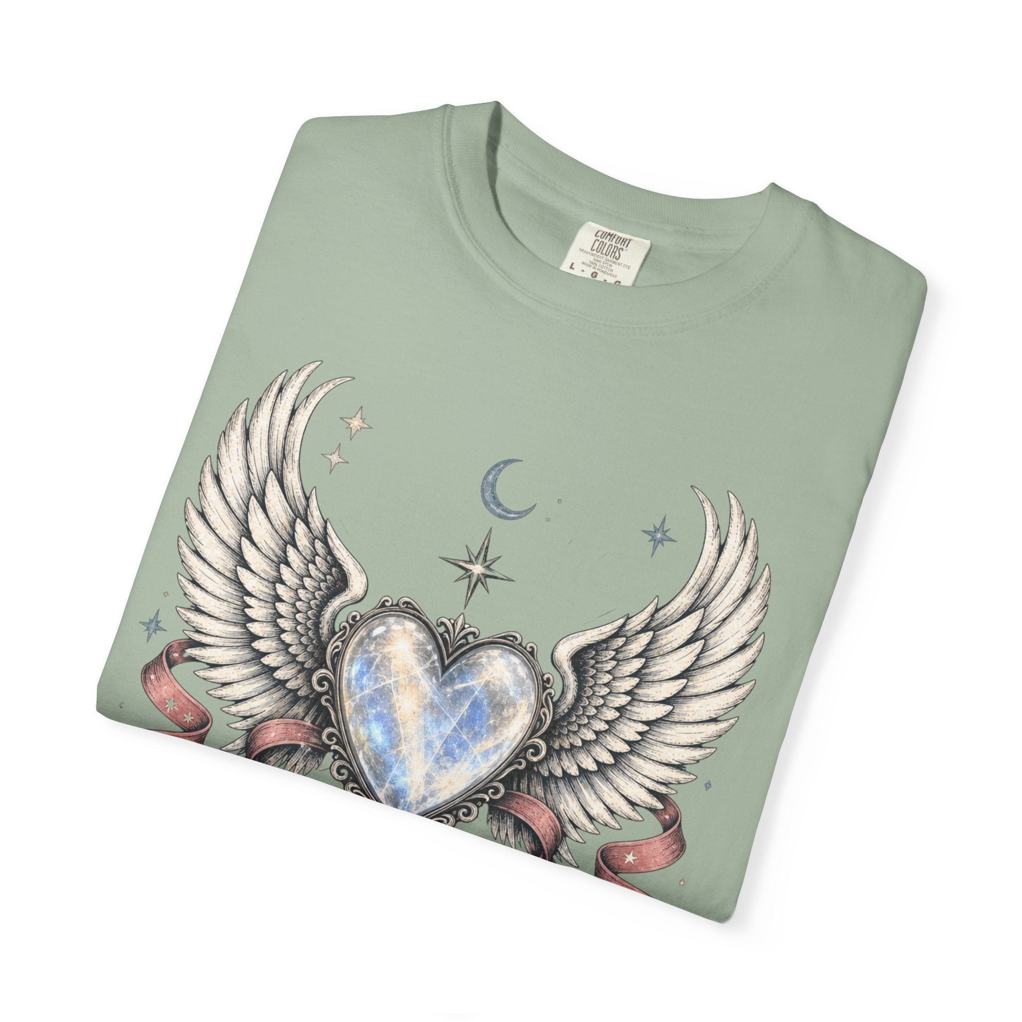 Soft Heart Strong Wings Tee - Comfort Colors