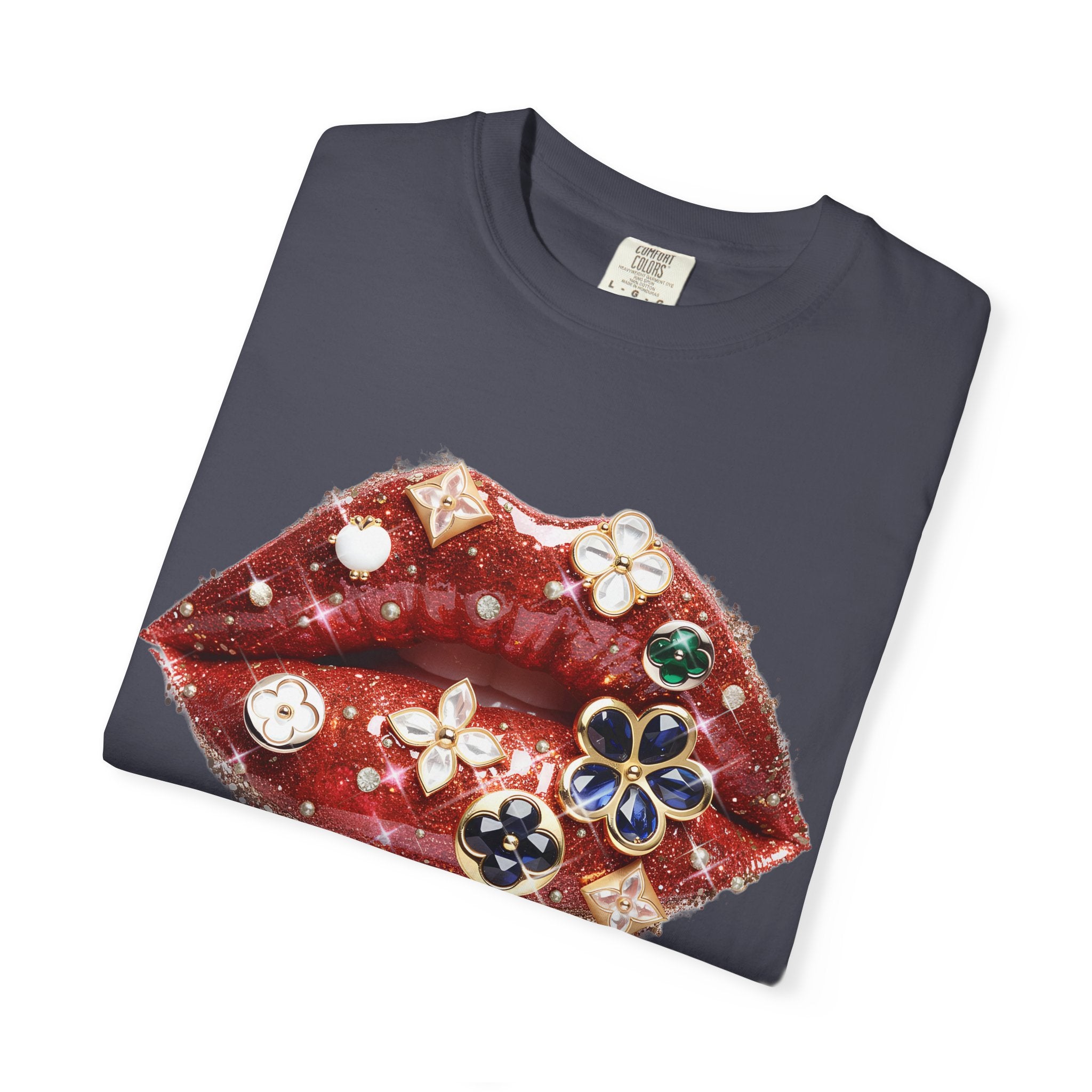 Jewel Lips Tee - Comfort Colors
