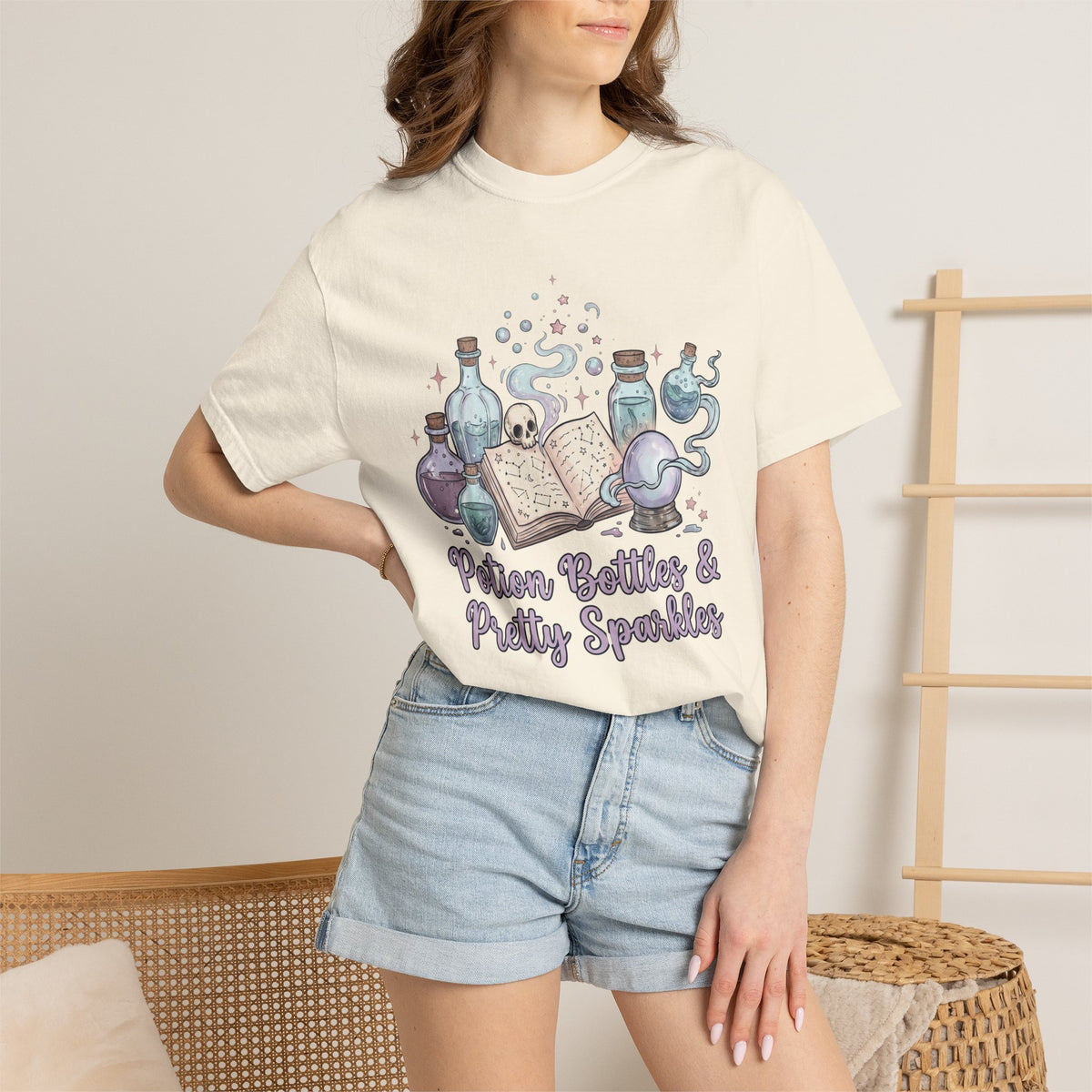 Potion Bottles and Pretty Sparkles Tee - Comfort Colors