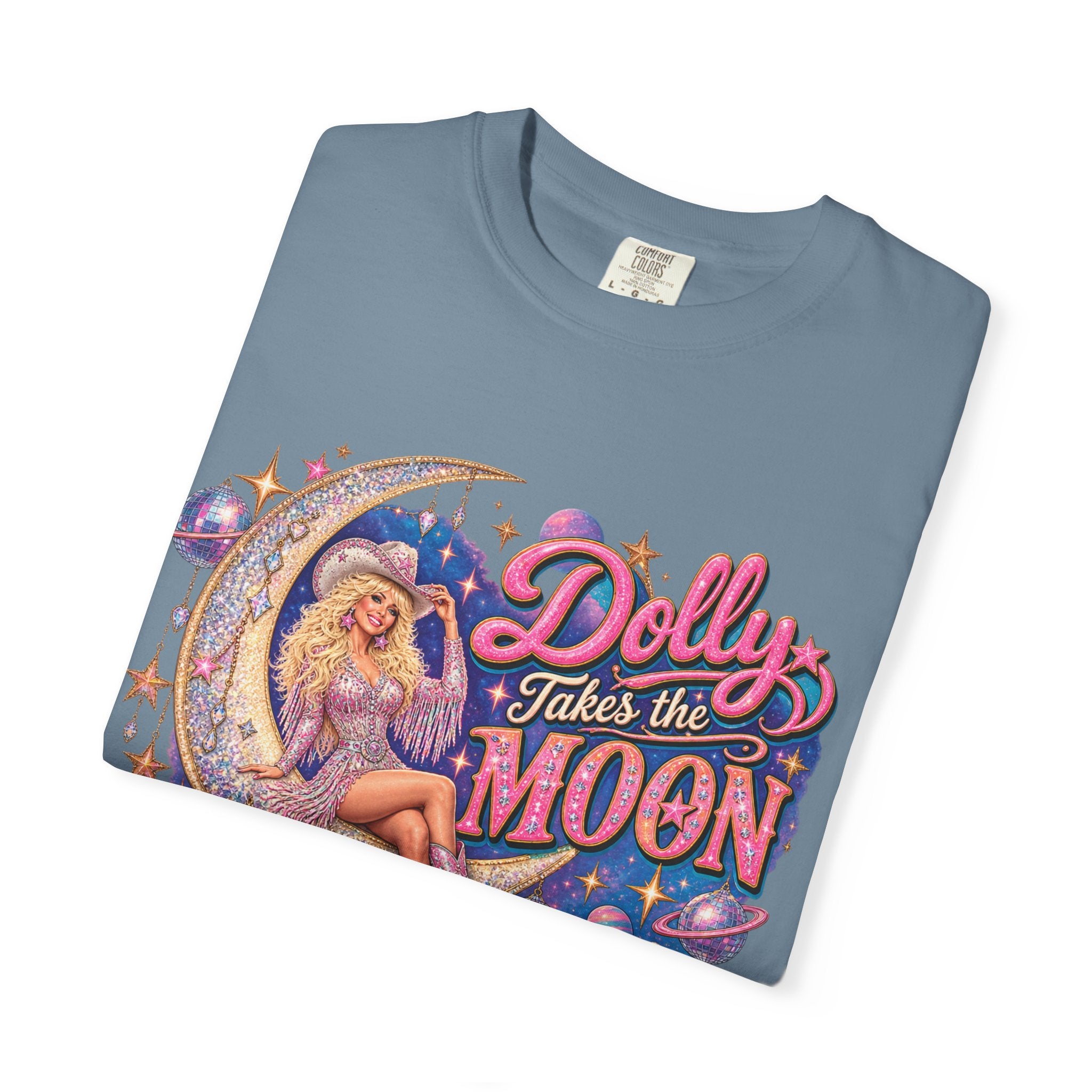 Dolly Takes The Moon Tee