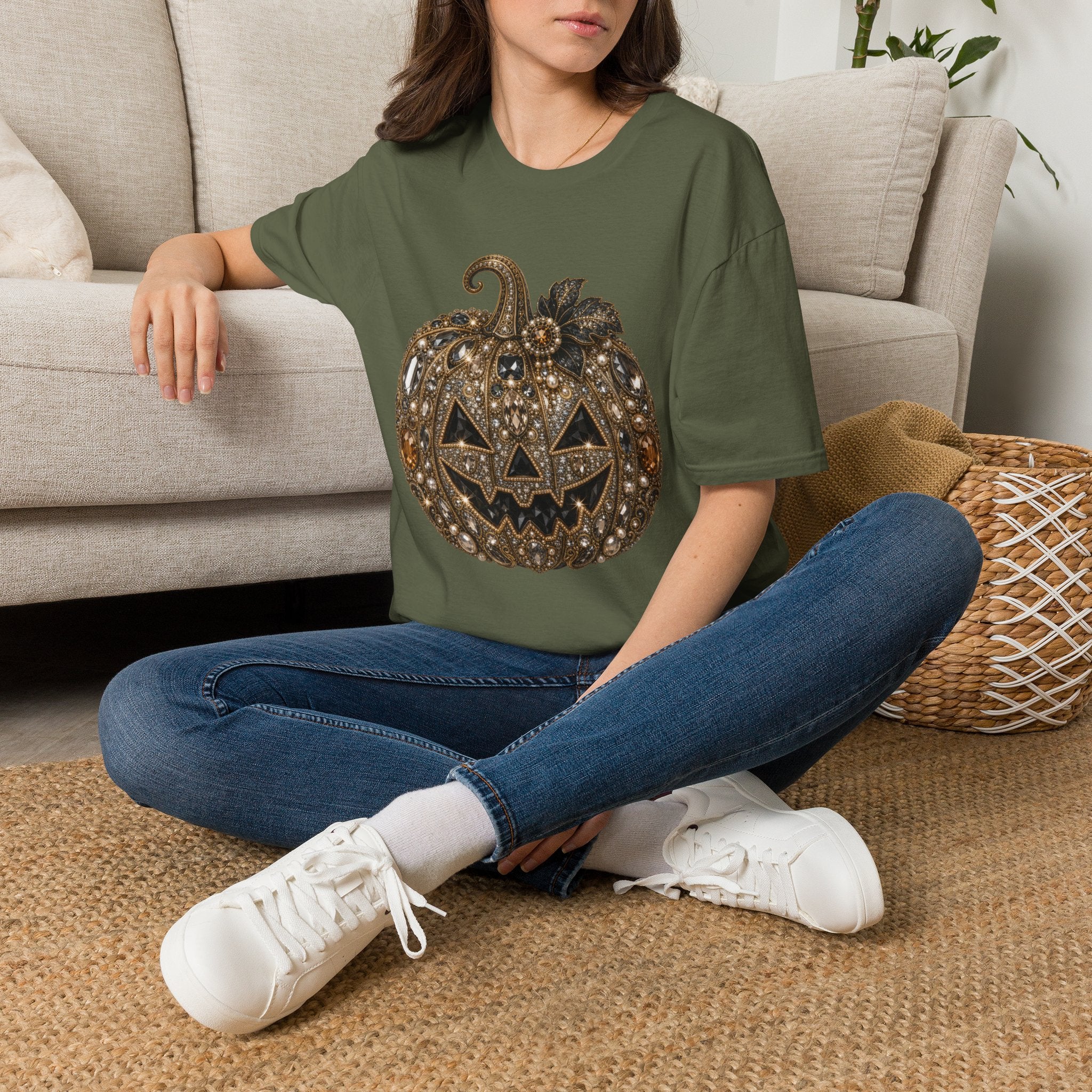 The Jeweled Pumpkin Tee - Gildan