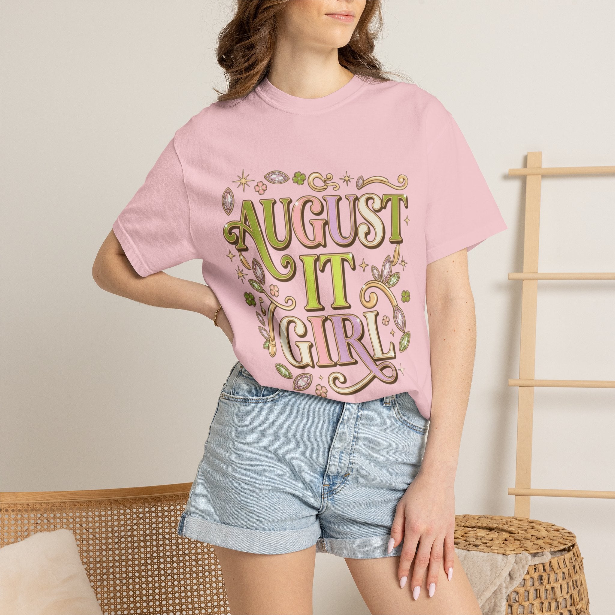 August It Girl Tee - Comfort Colors