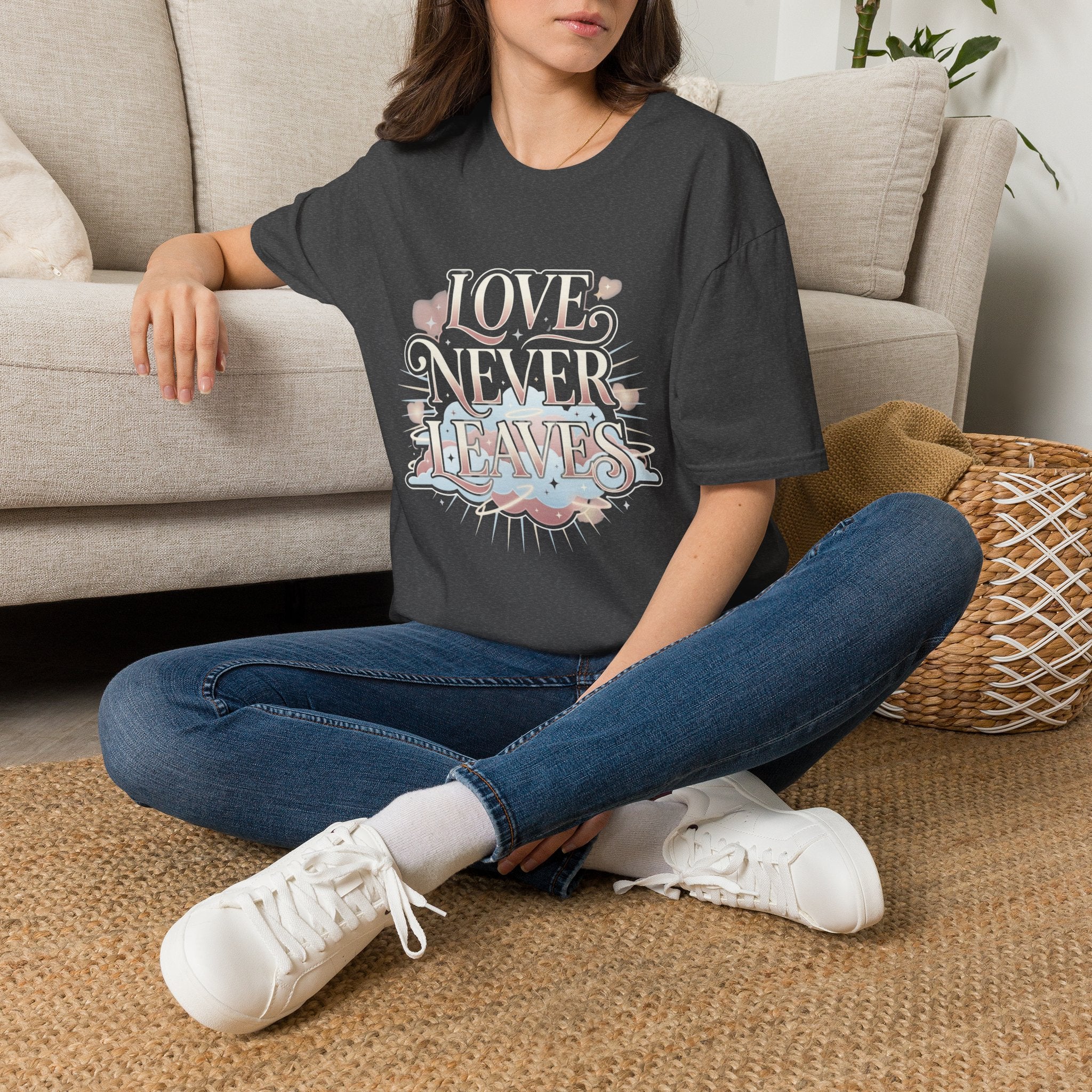 Love Never Leaves Tee - Gildan