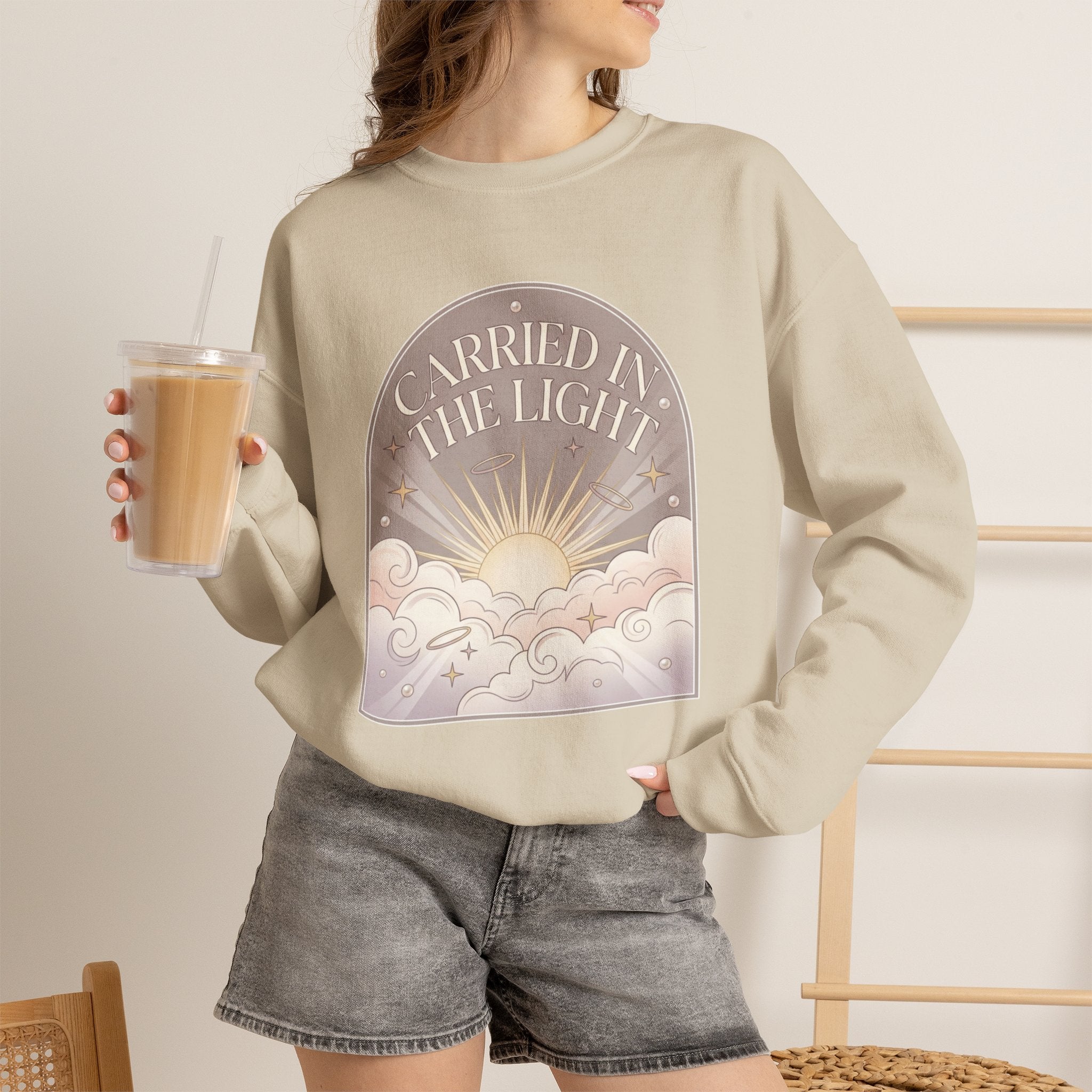 Carried In The Light Sweatshirt - Gildan
