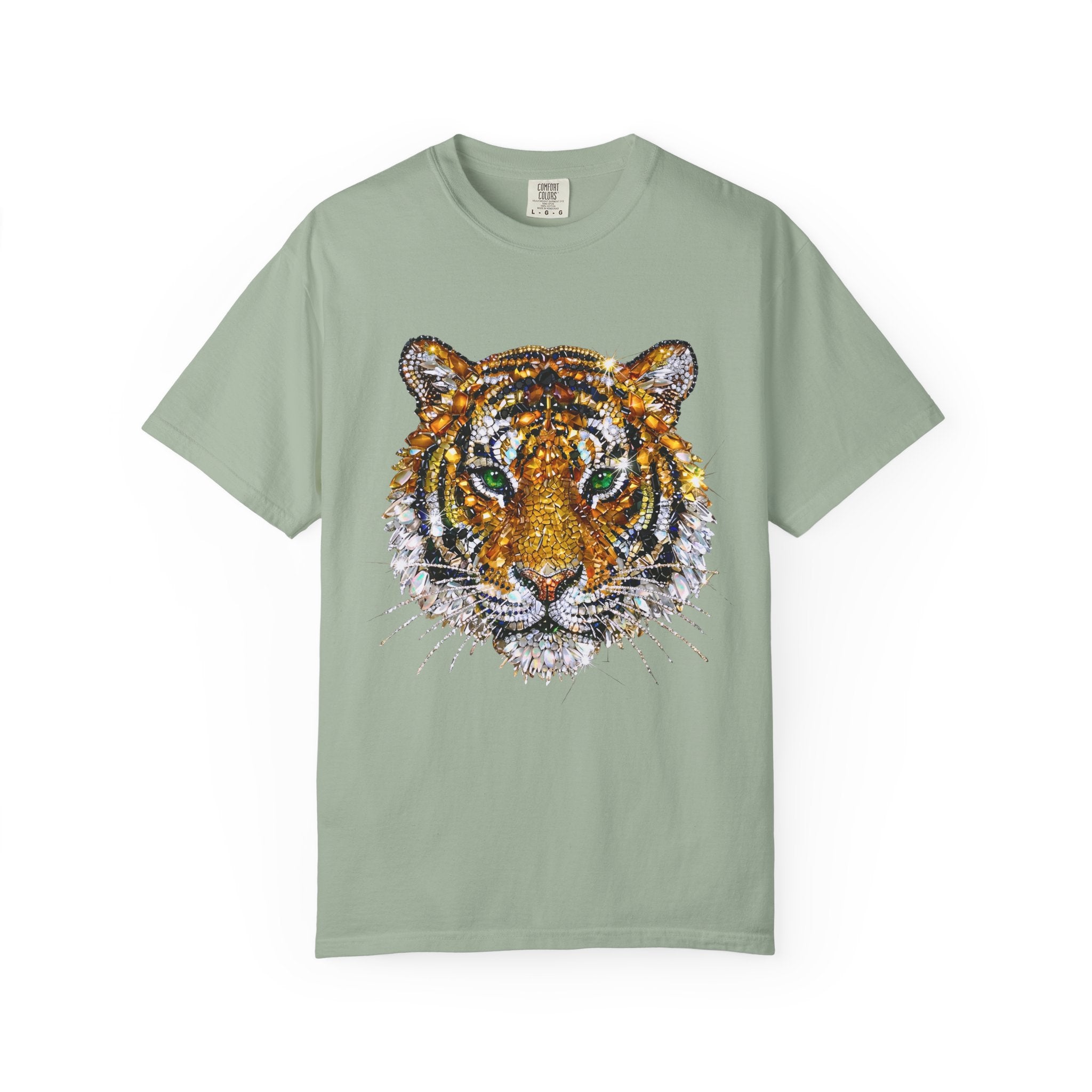 Jeweled Tiger Tee - Comfort Colors