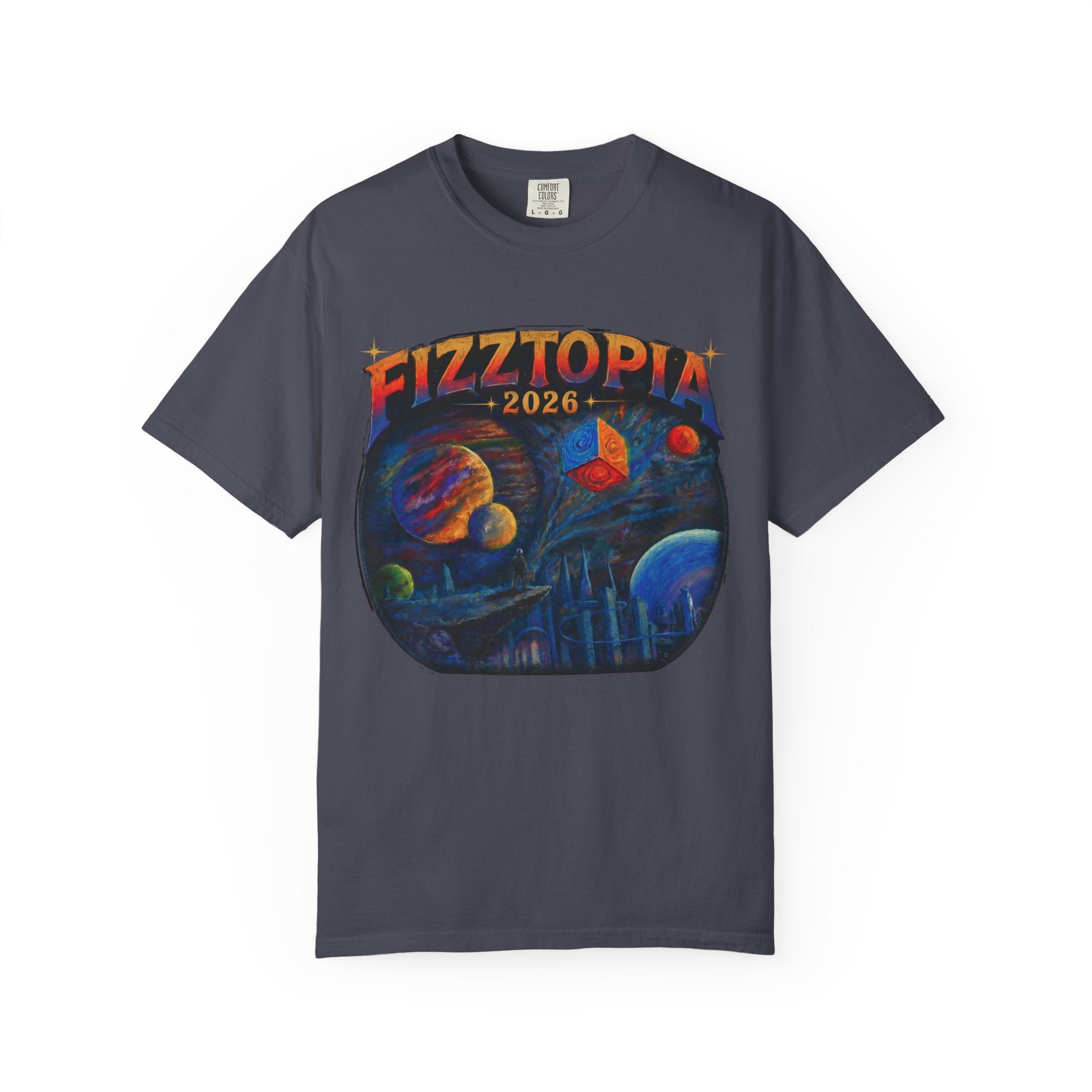 Daddy Ring Bomb's Fizztopia Galaxy Shirt - Comfort Colors