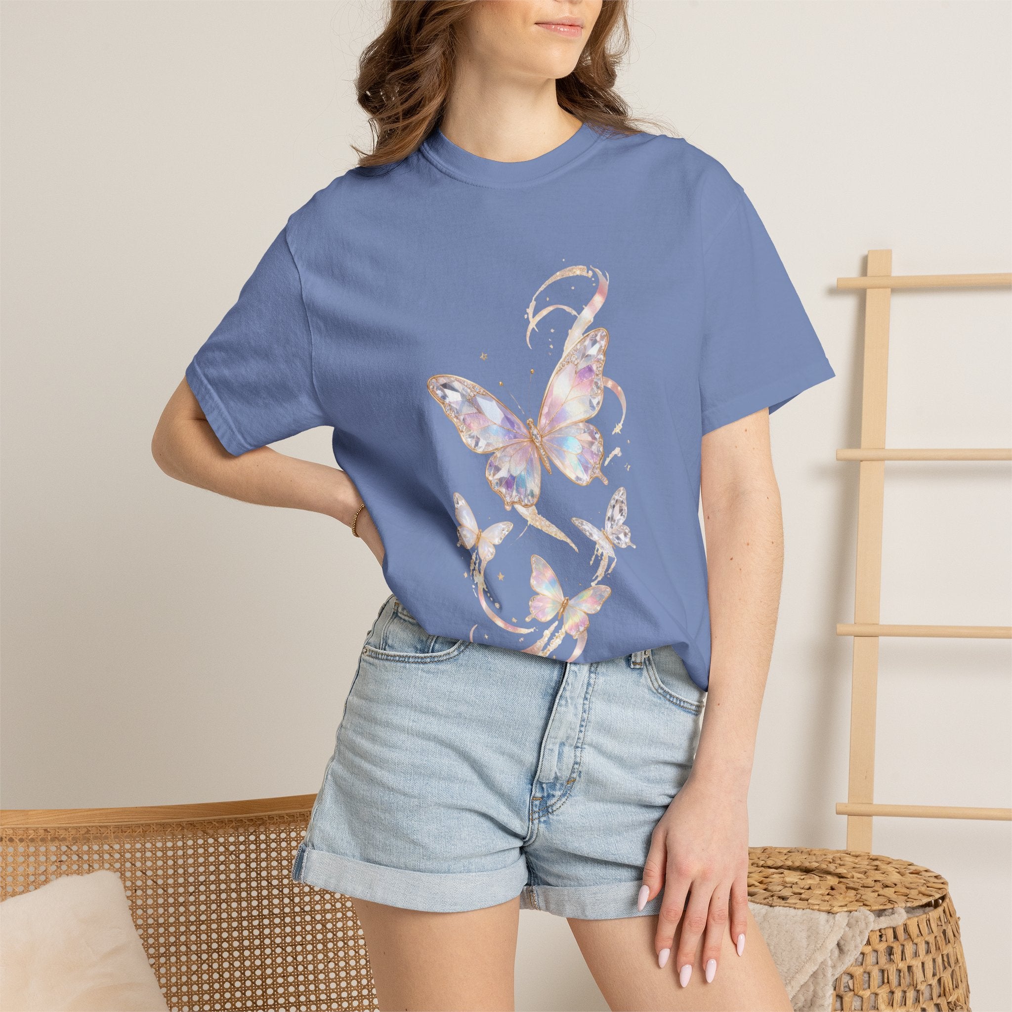 Halo Butterfly Tee - Comfort Colors