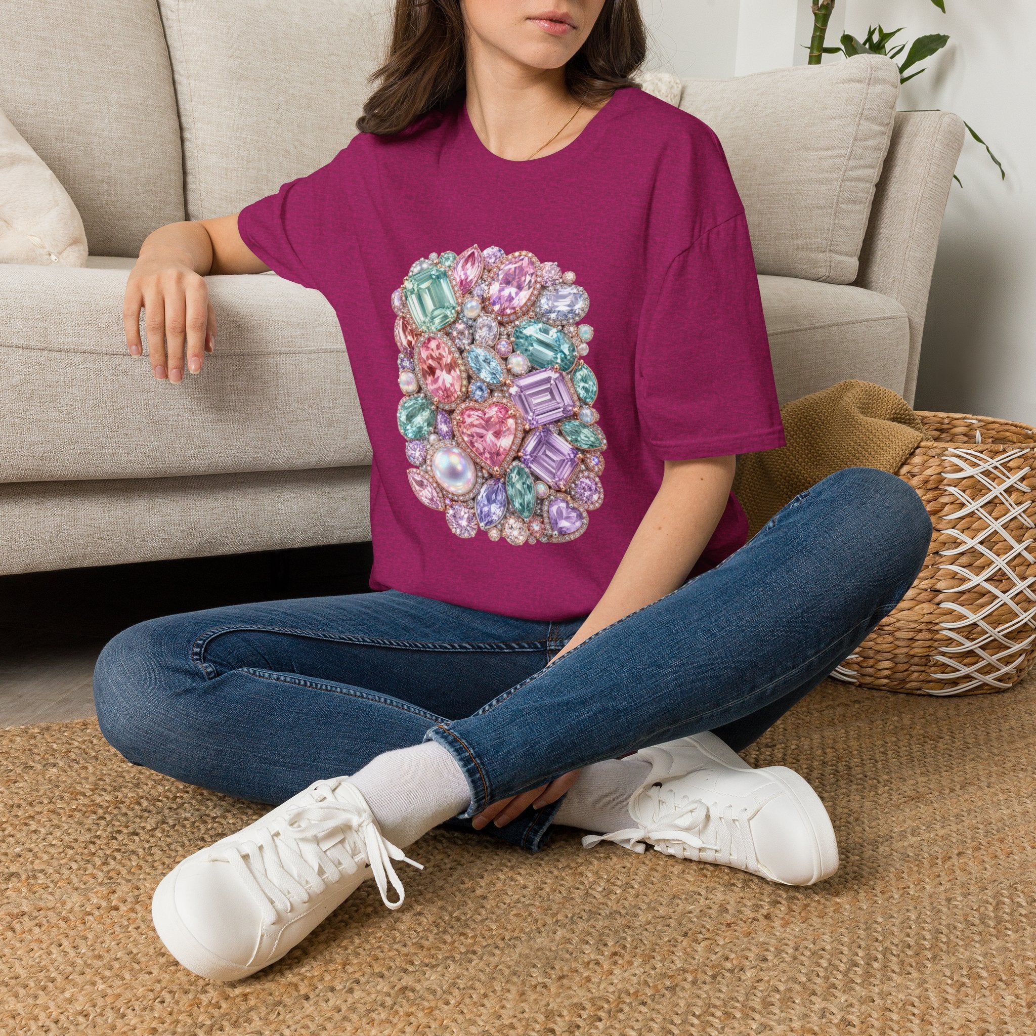 Halo Gemstone Tee - Gildan