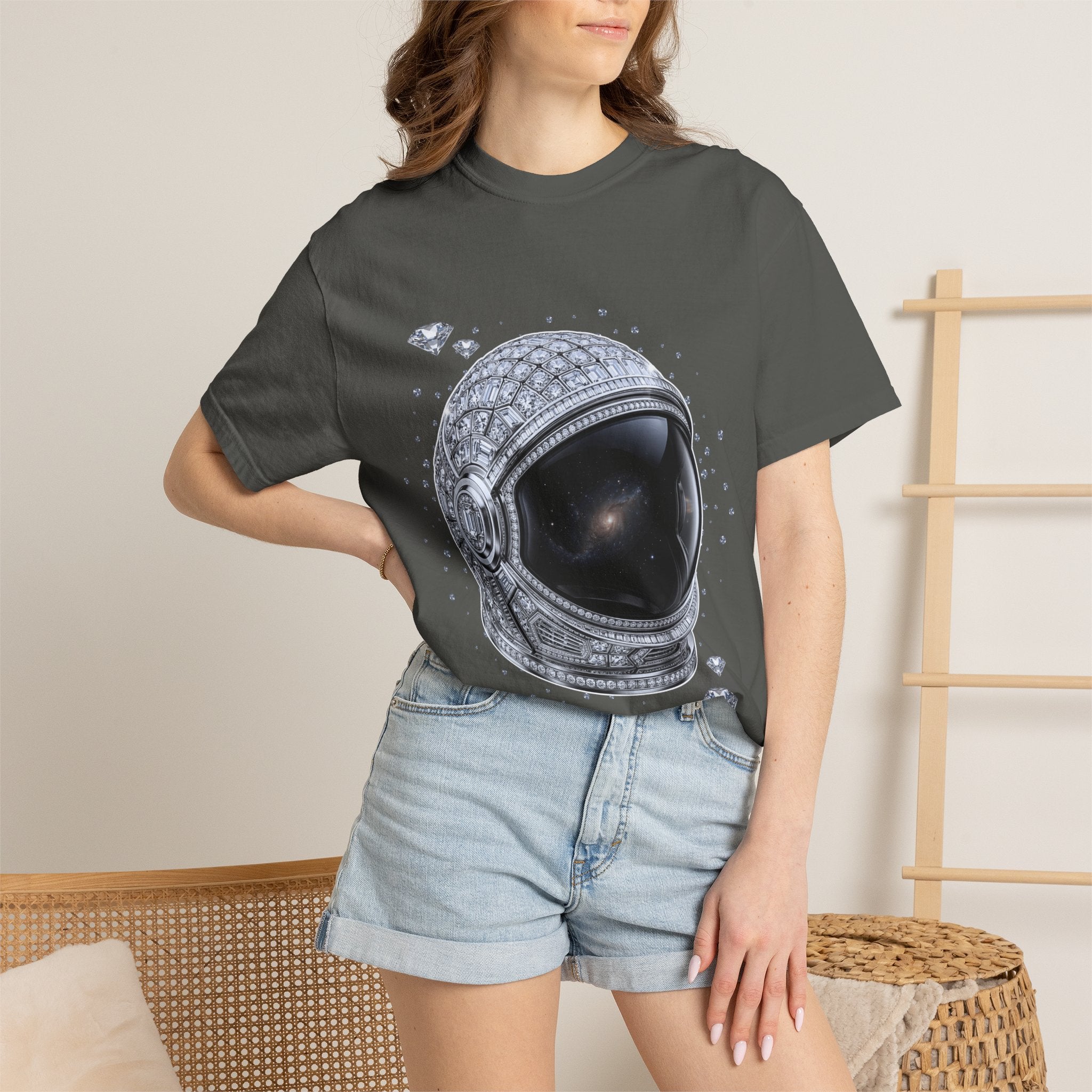 Sparkle Astronaut Tee - Comfort Colors