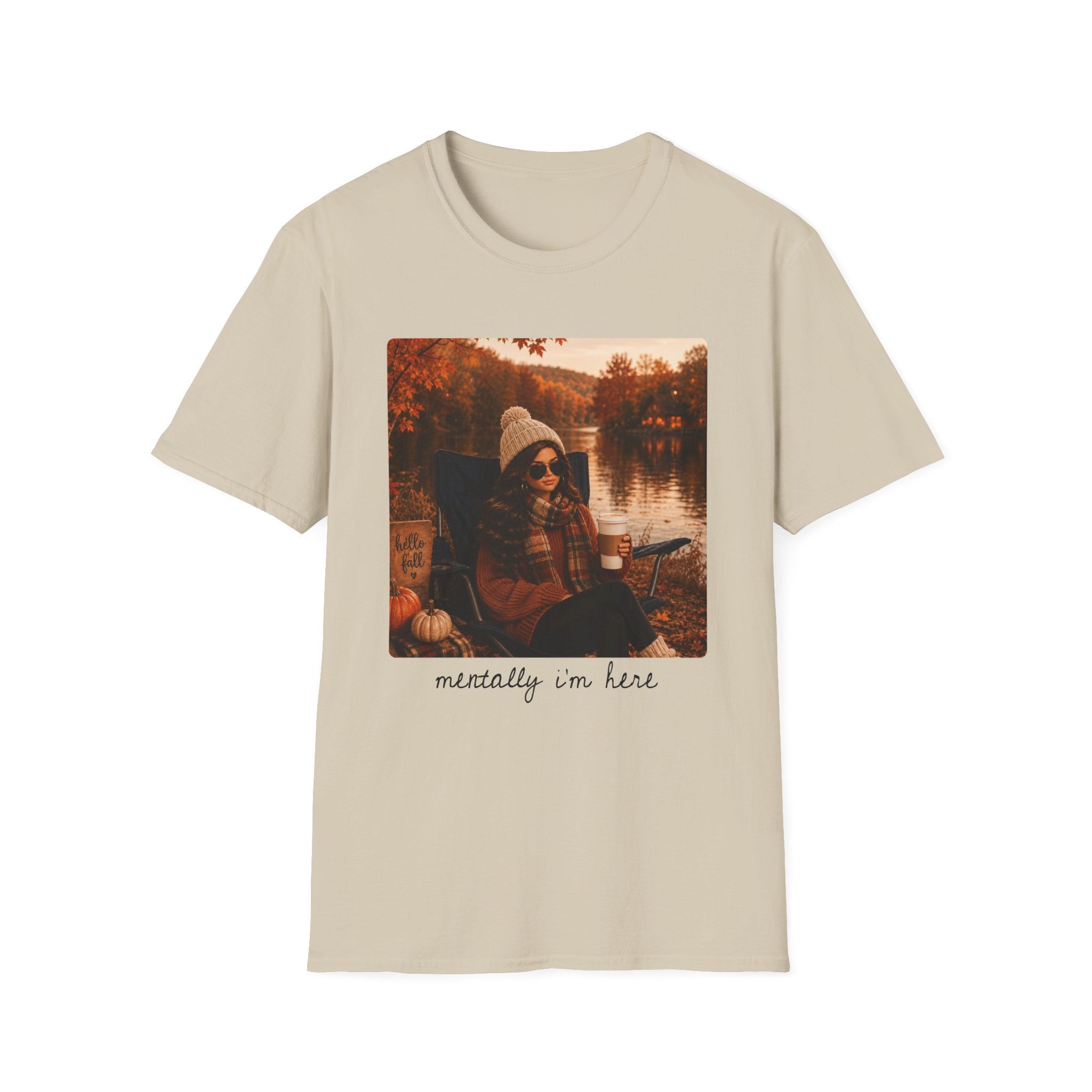 Mentally I'm Here Tee - Gildan
