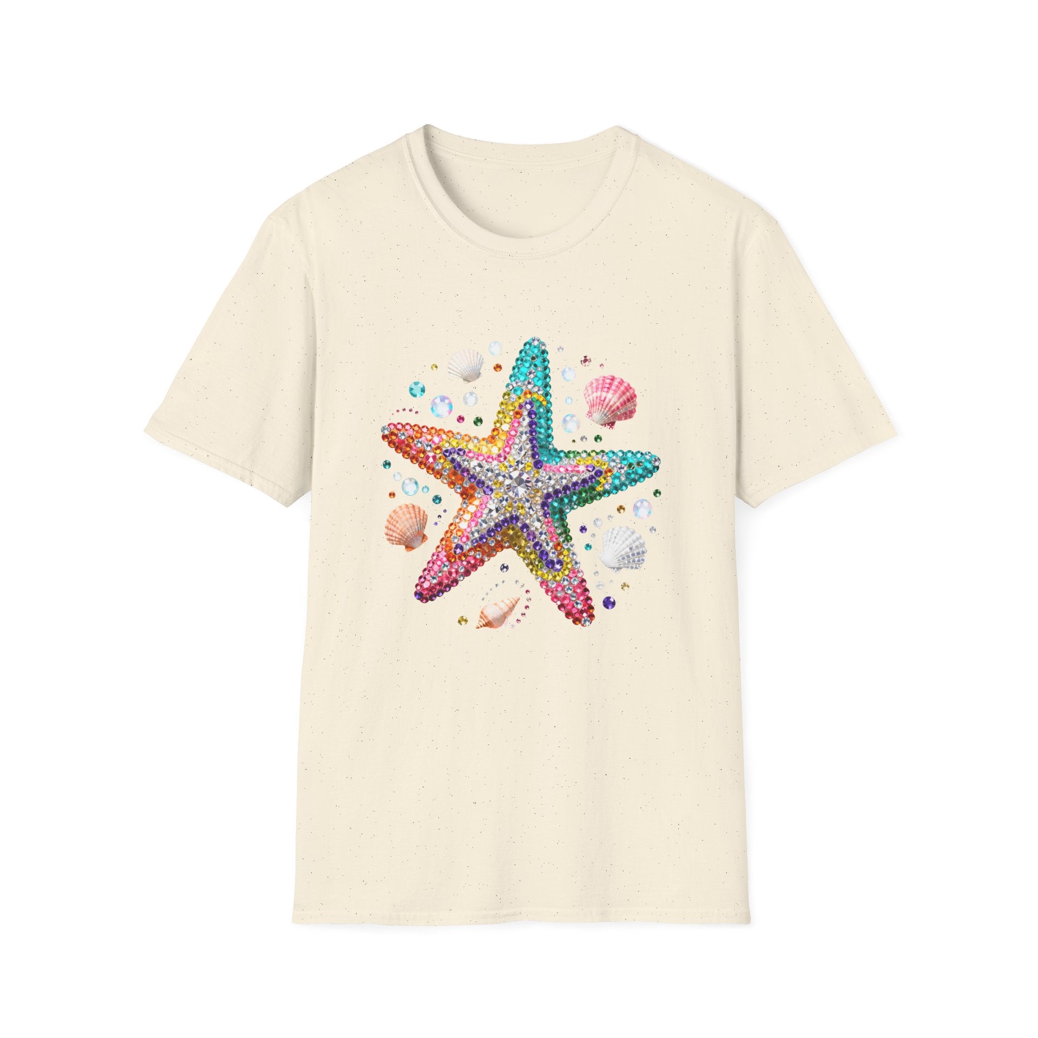 Jeweled Starfish Tee - Gildan
