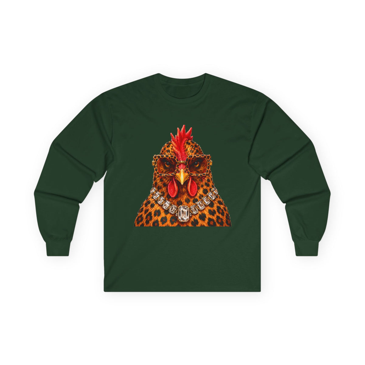 The Sassy Chicken Long Sleeve Tee - Gildan