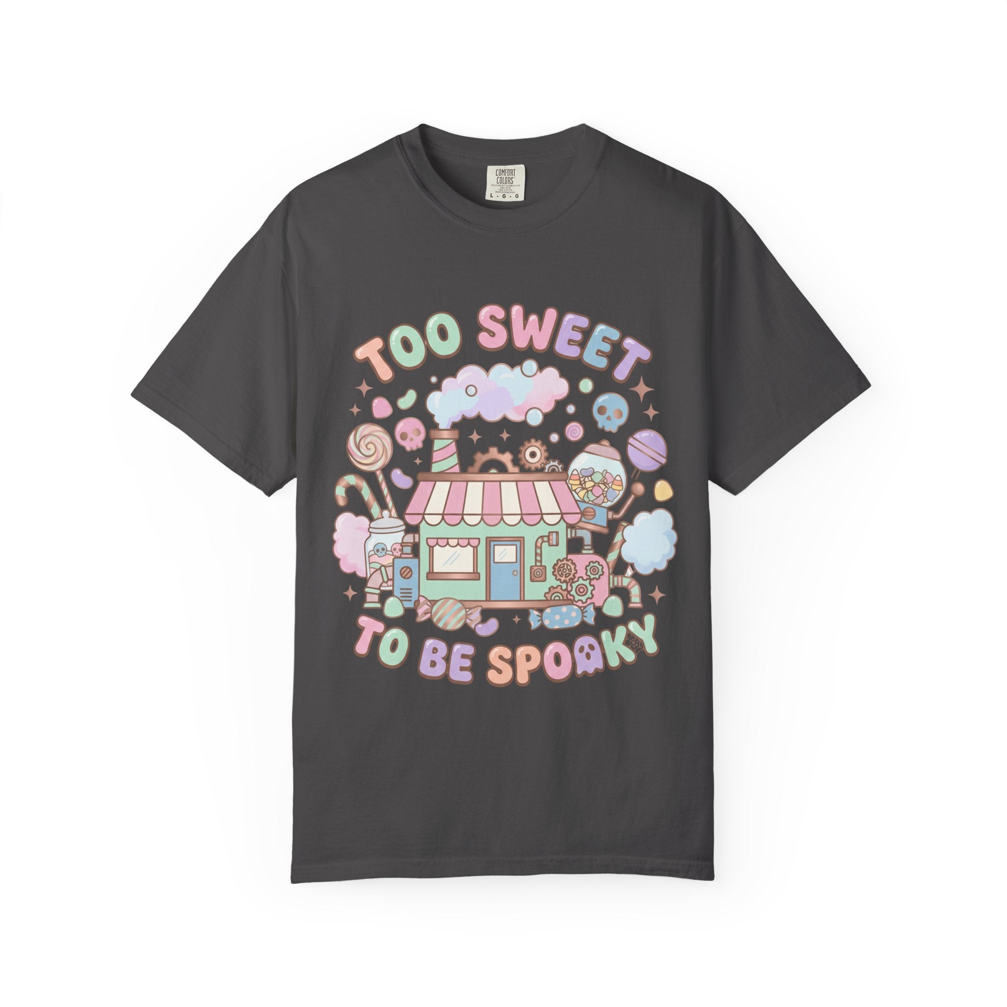 Too Sweet To Be Spooky Tee - Comfort Colors