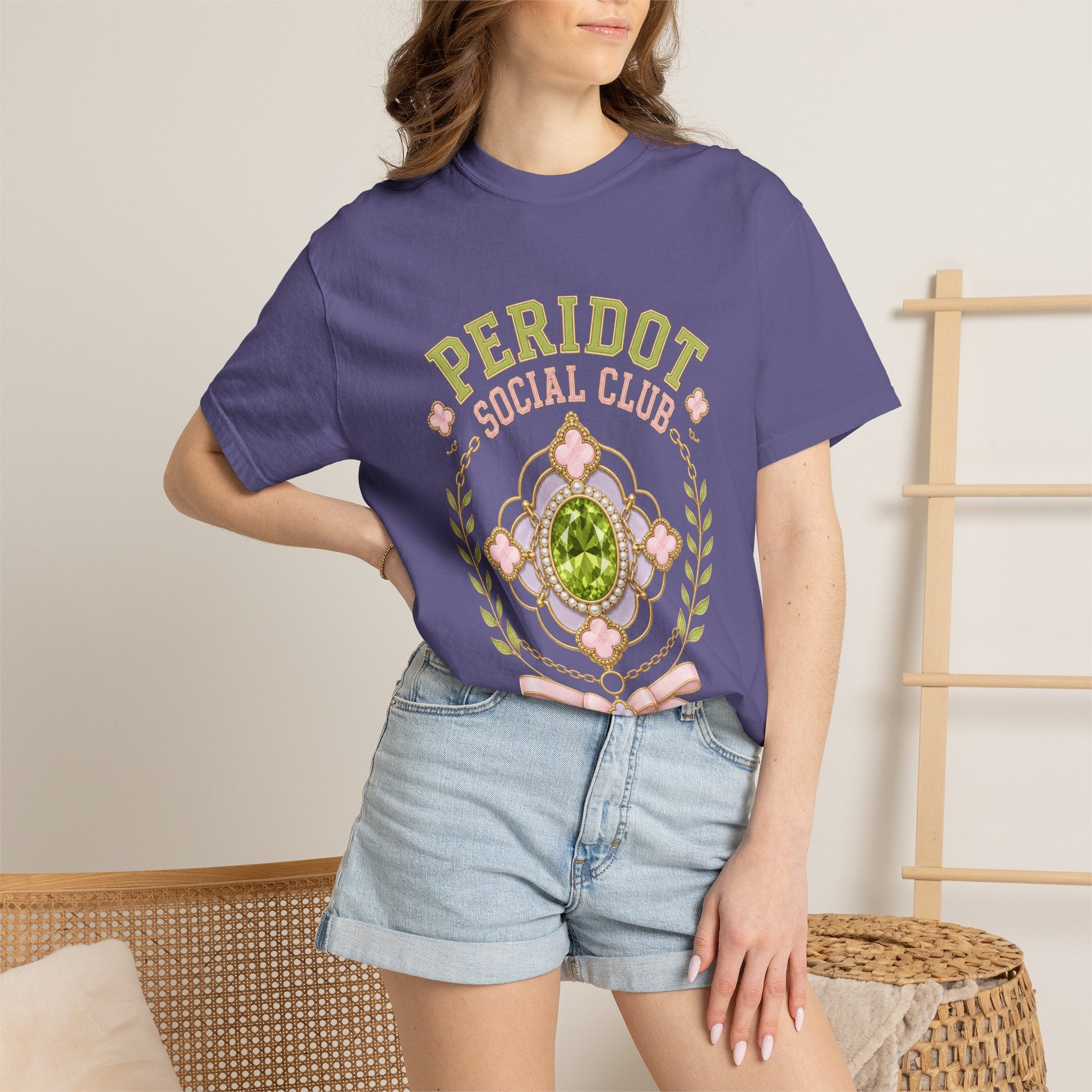 Peridot Social Club Tee - Comfort Colors