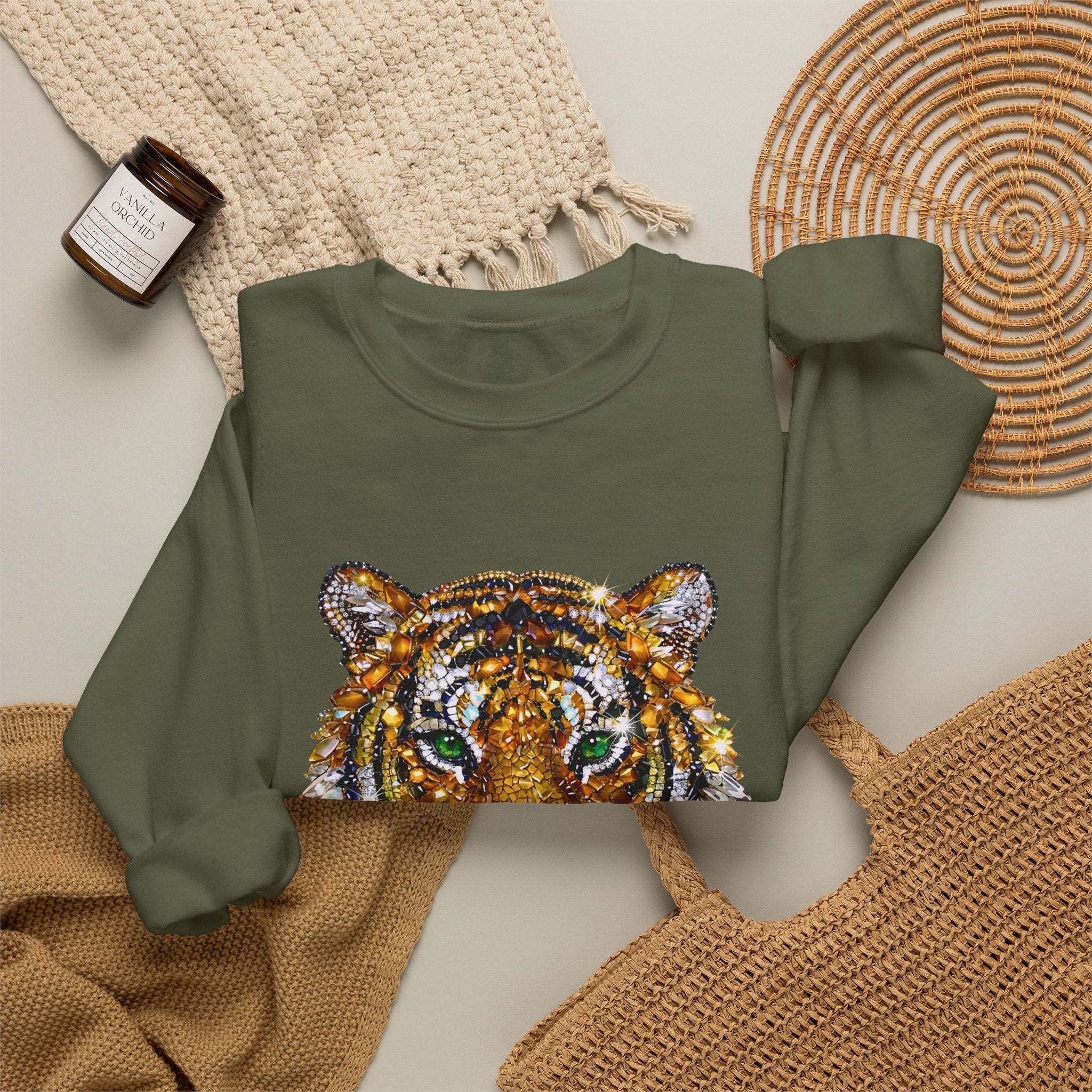 Jeweleed Tiger Sweatshirt