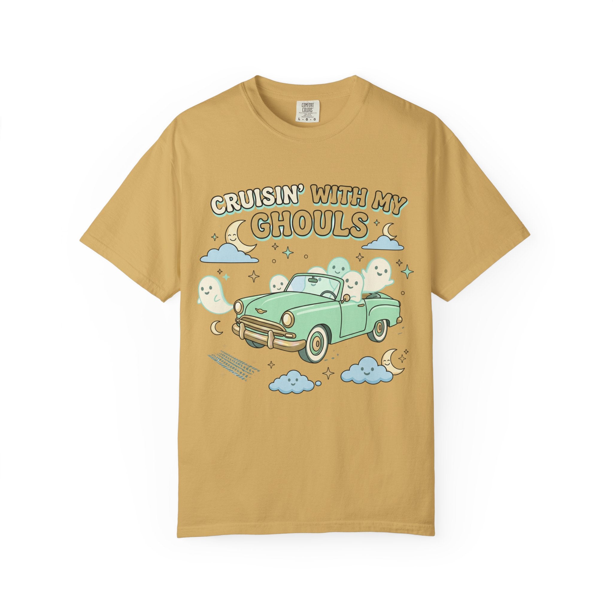 Cruisin' With My Ghouls Tee - Comfort Colors
