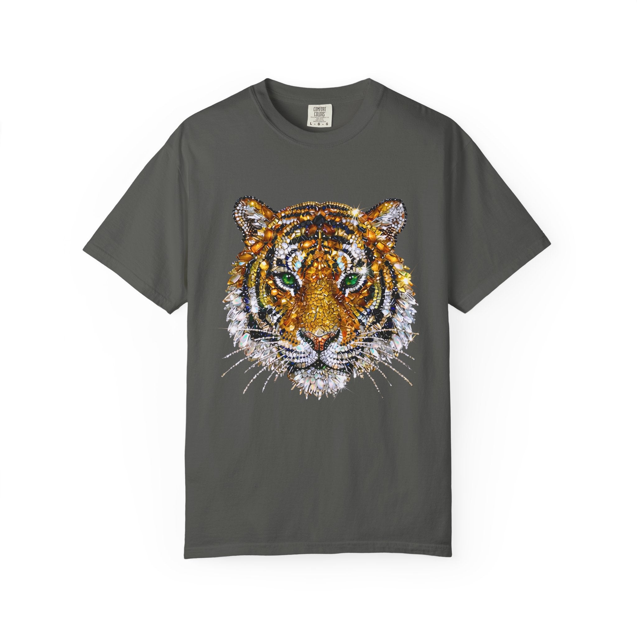 Jeweled Tiger Tee - Comfort Colors