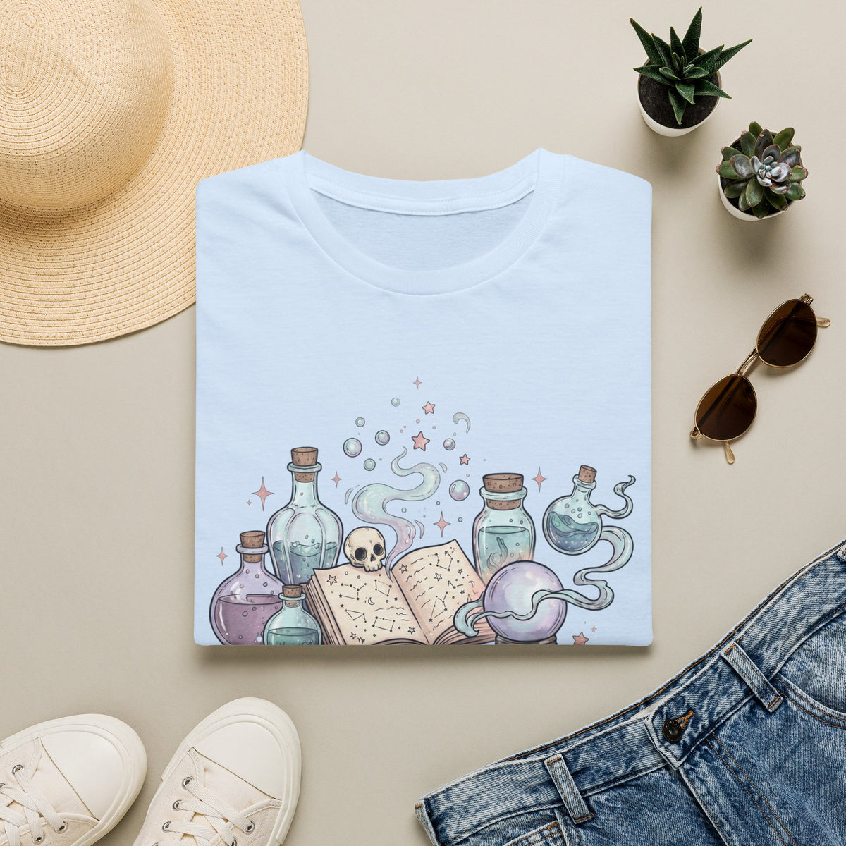 Potion Bottles and Pretty Sparkles Tee - Gildan