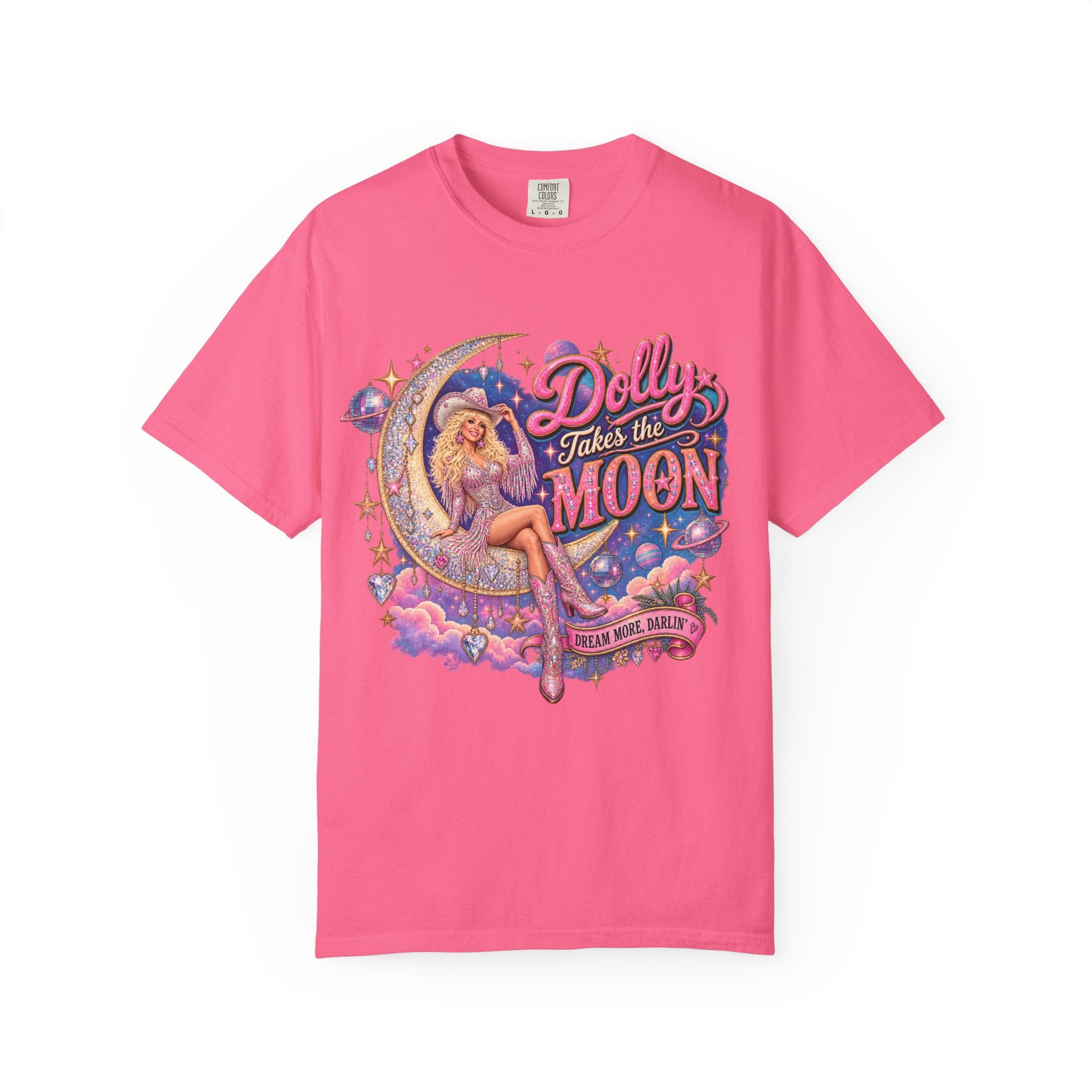 Dolly Takes The Moon Tee