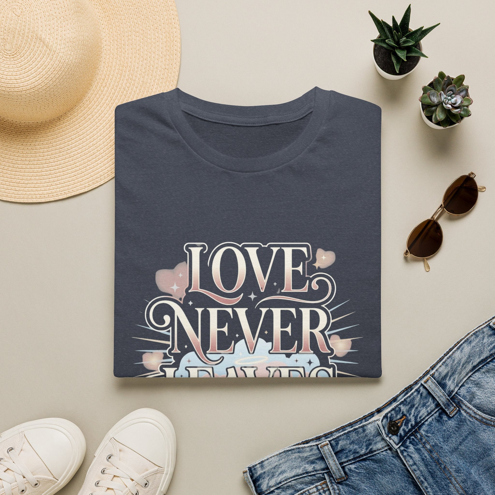 Love Never Leaves Tee - Gildan
