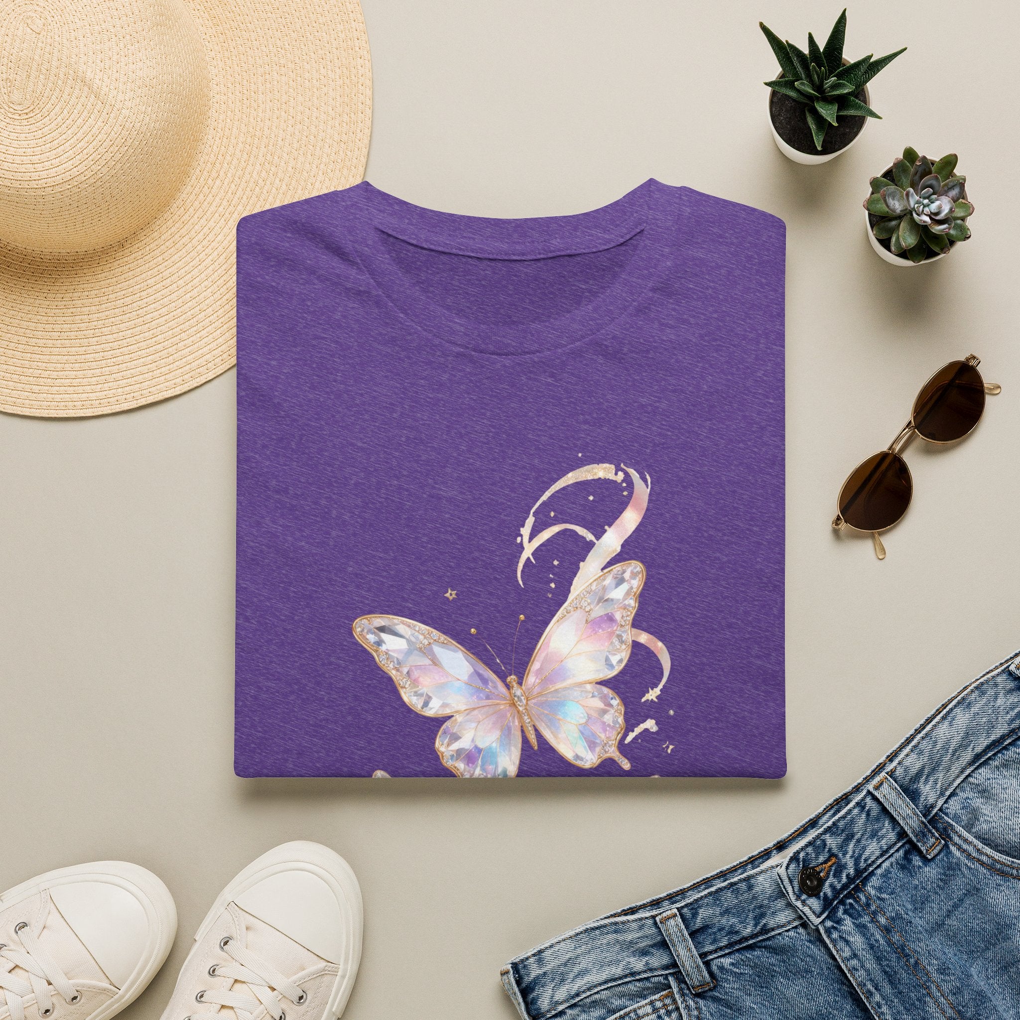 Halo Butterfly Tee - Gildan
