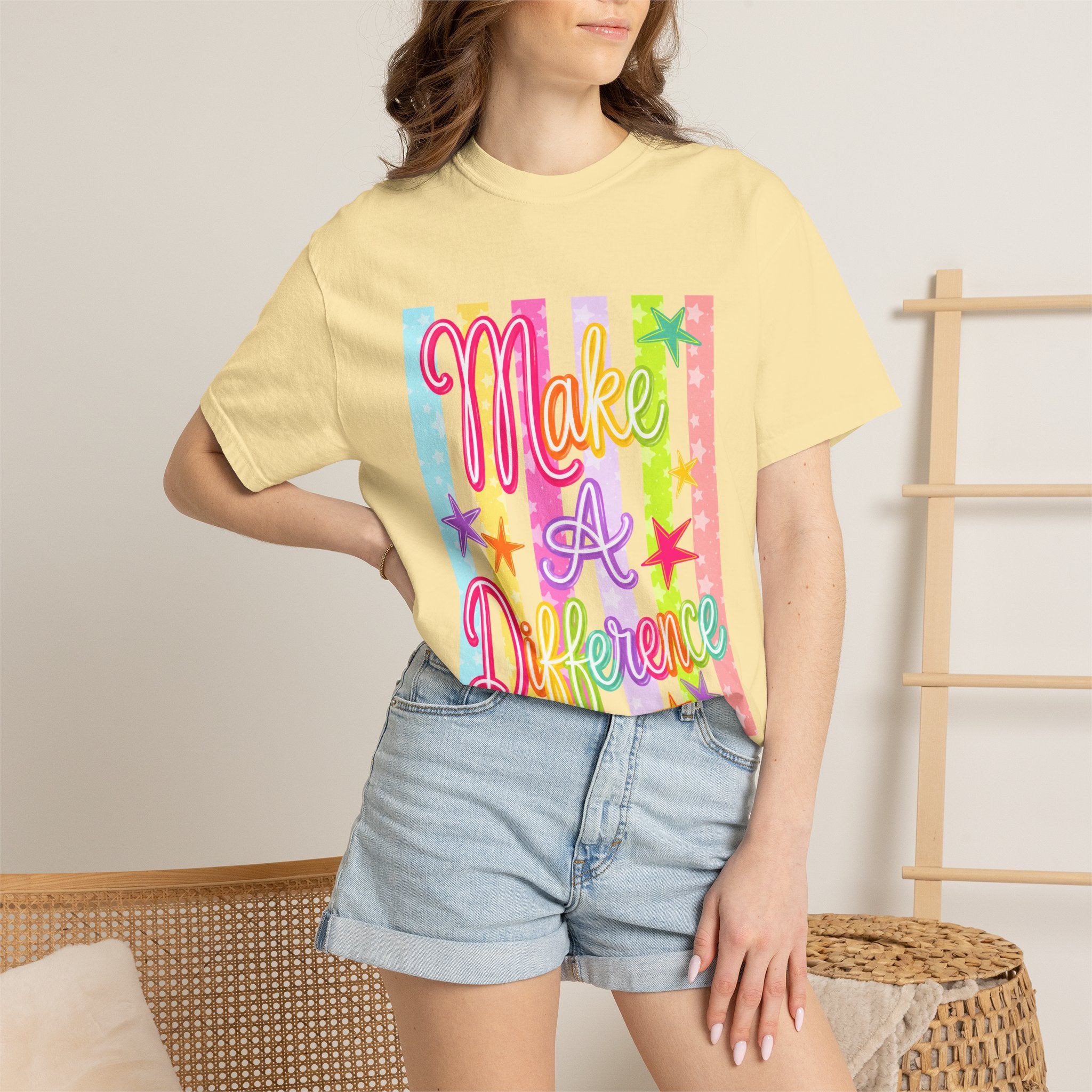 Make a Difference Tee - Comfort Colors