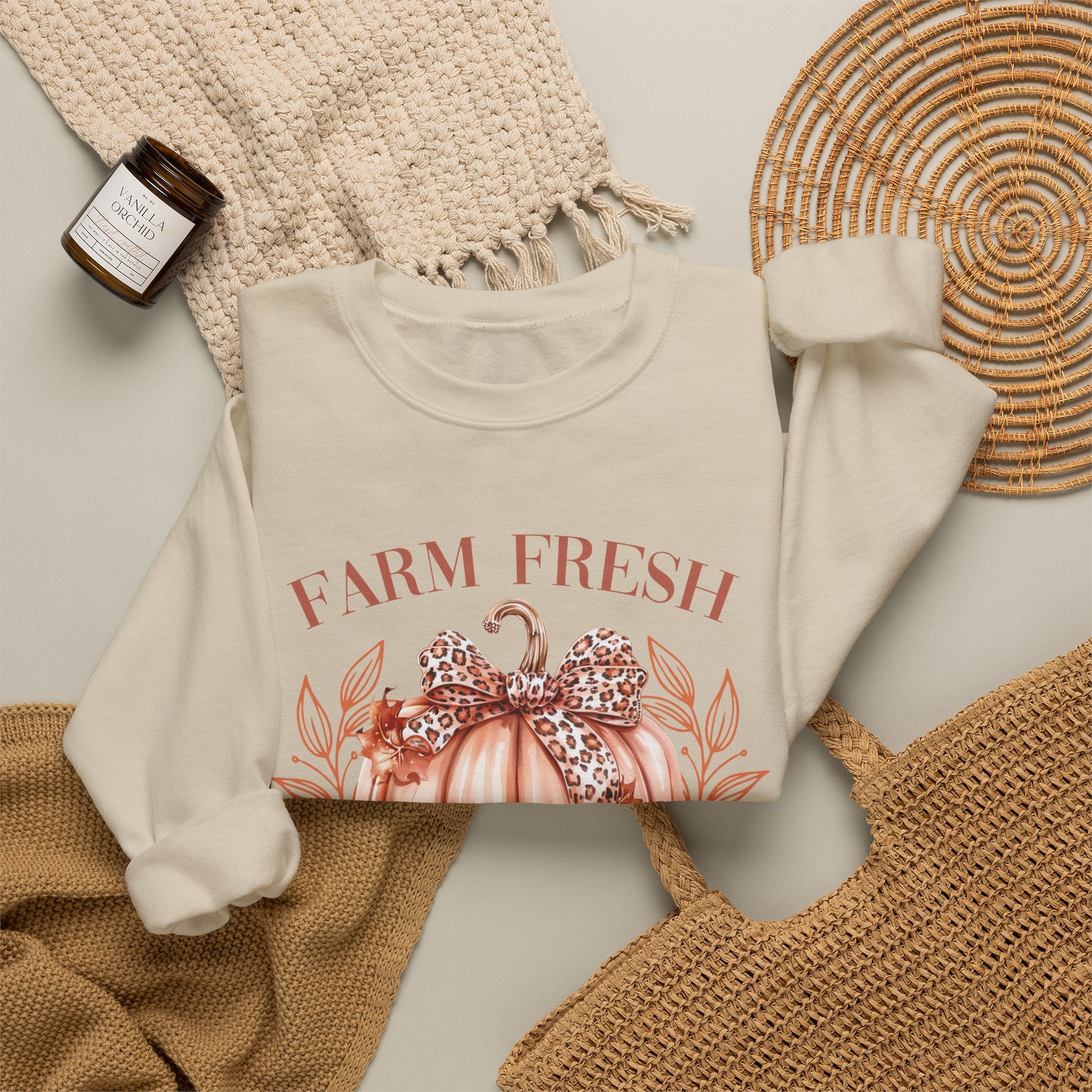 Farm Fresh Pumpkins Sweatshirt - Gildan