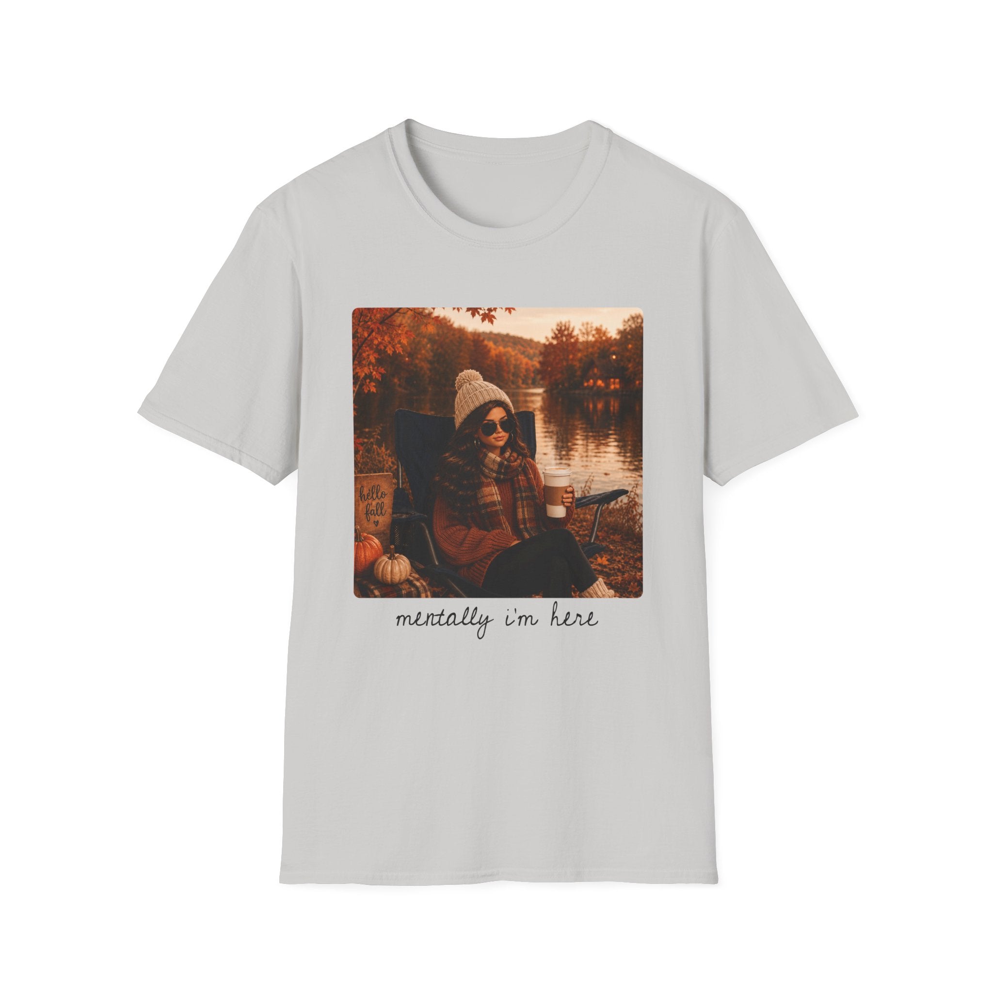 Mentally I'm Here Tee - Gildan