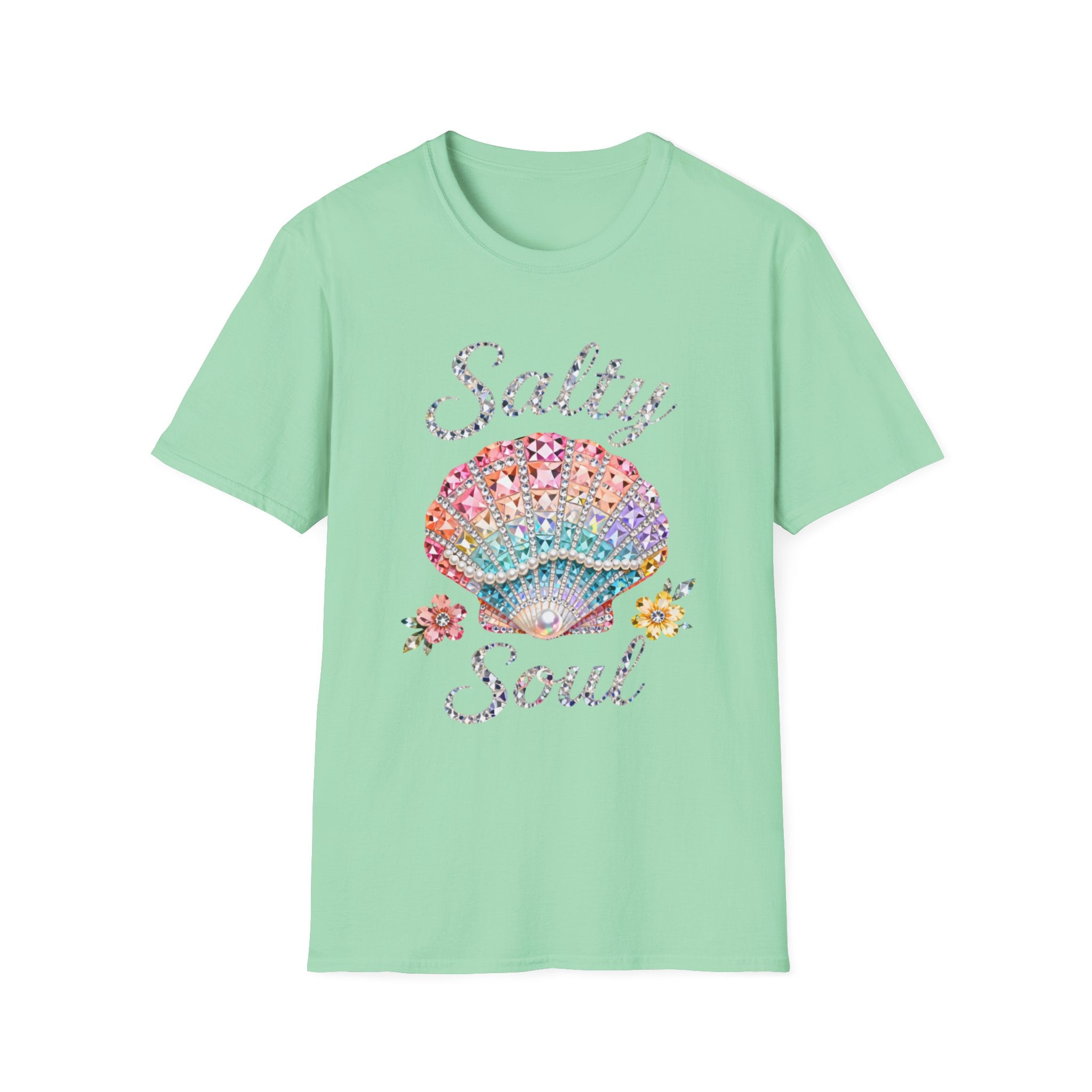 Salty Soul Jewel Tee - Gildan