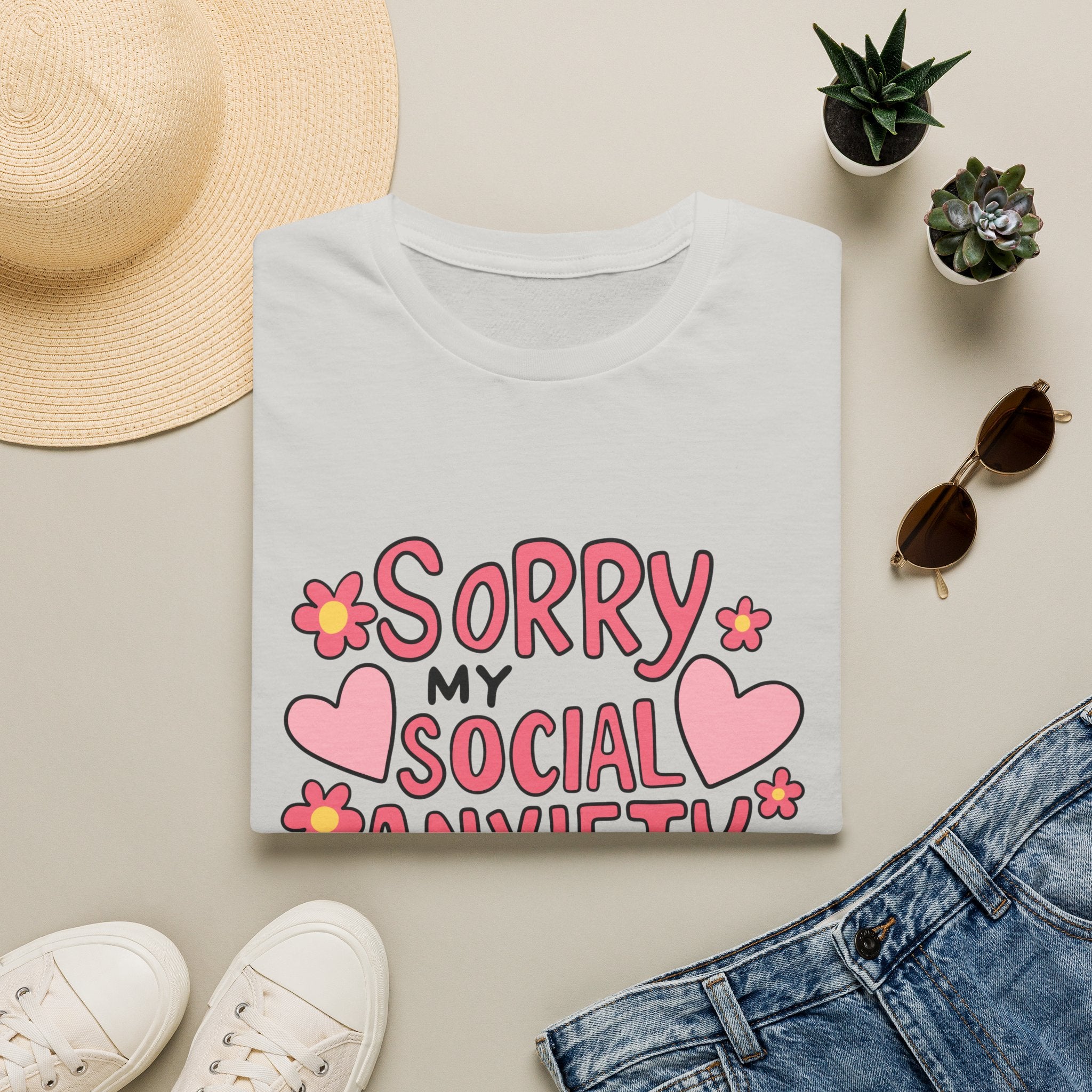 My Social Anxiety Says No Tee- Gildan
