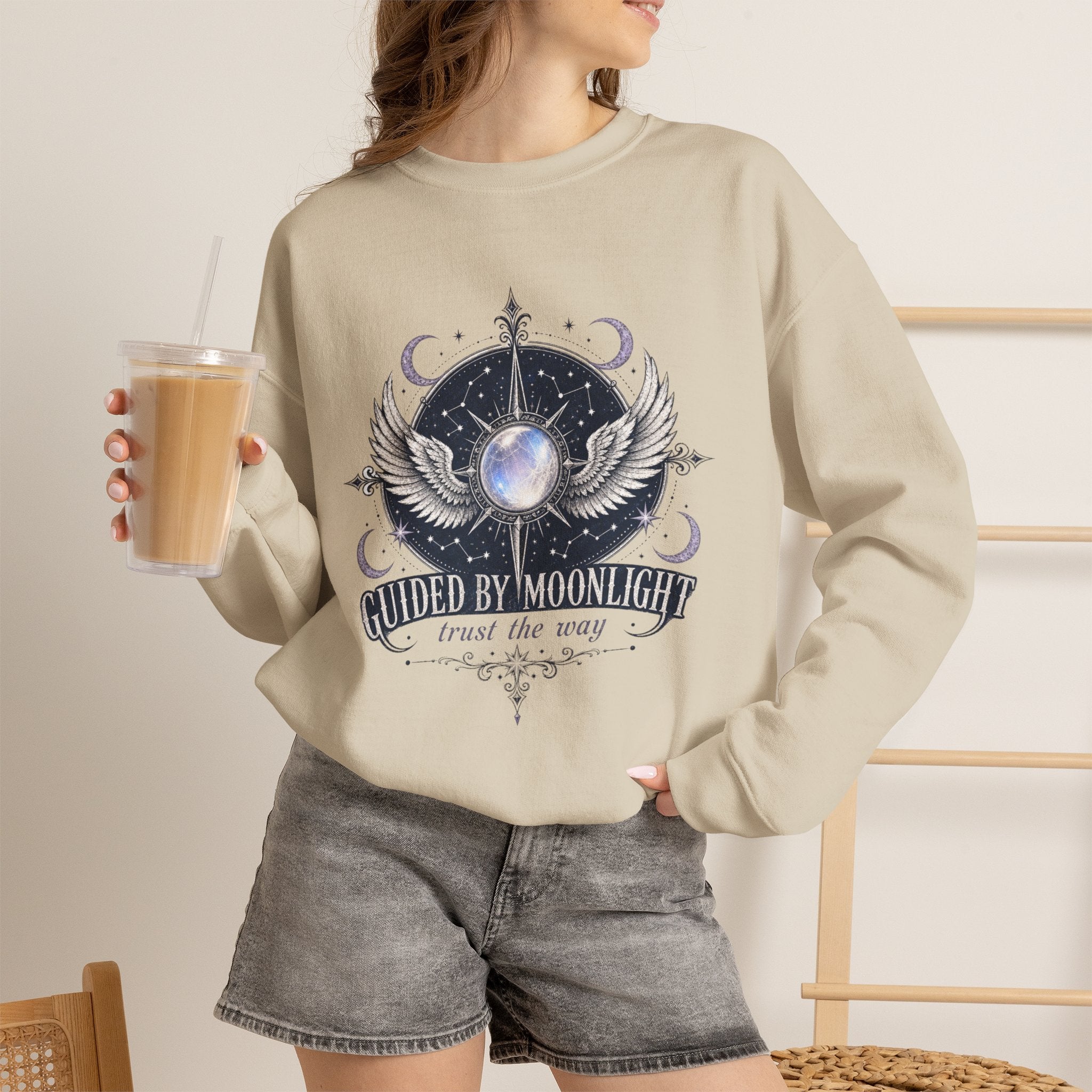 Guided By Moonlight Sweatshirt - Gildan