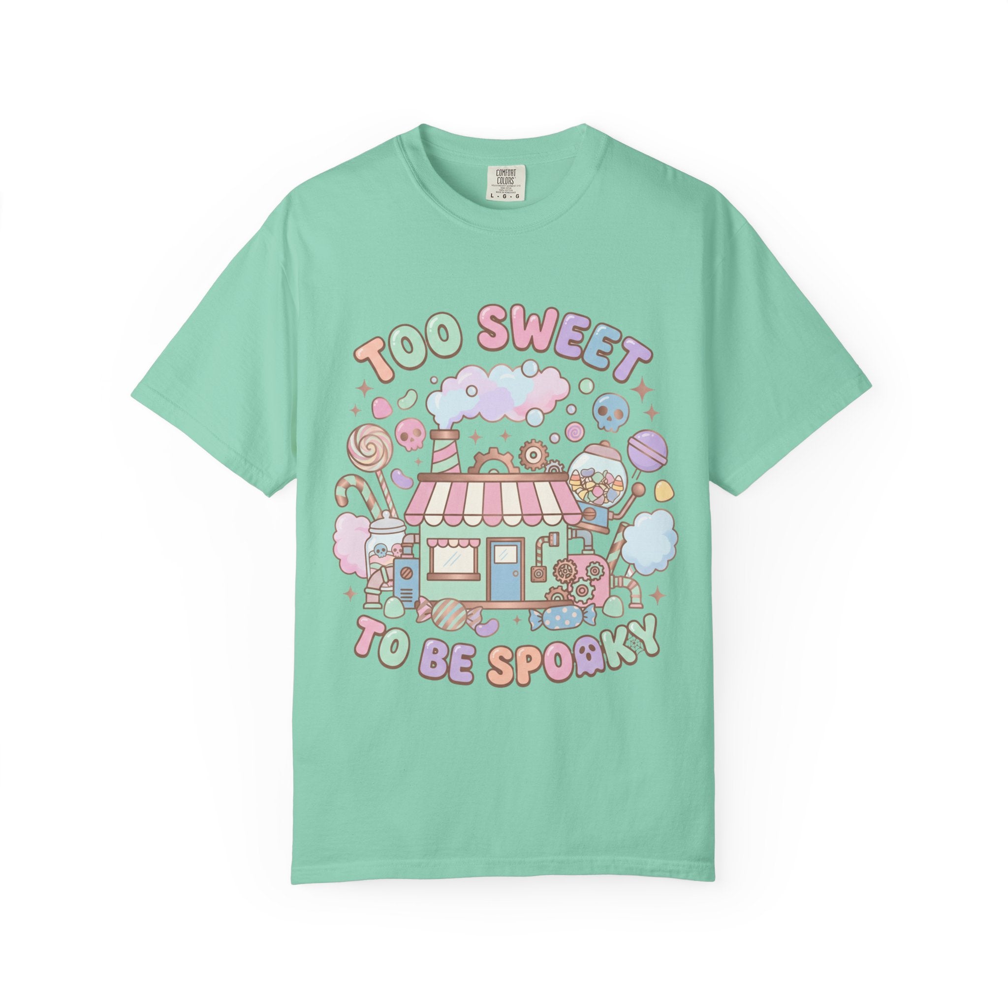 Too Sweet To Be Spooky Tee - Comfort Colors