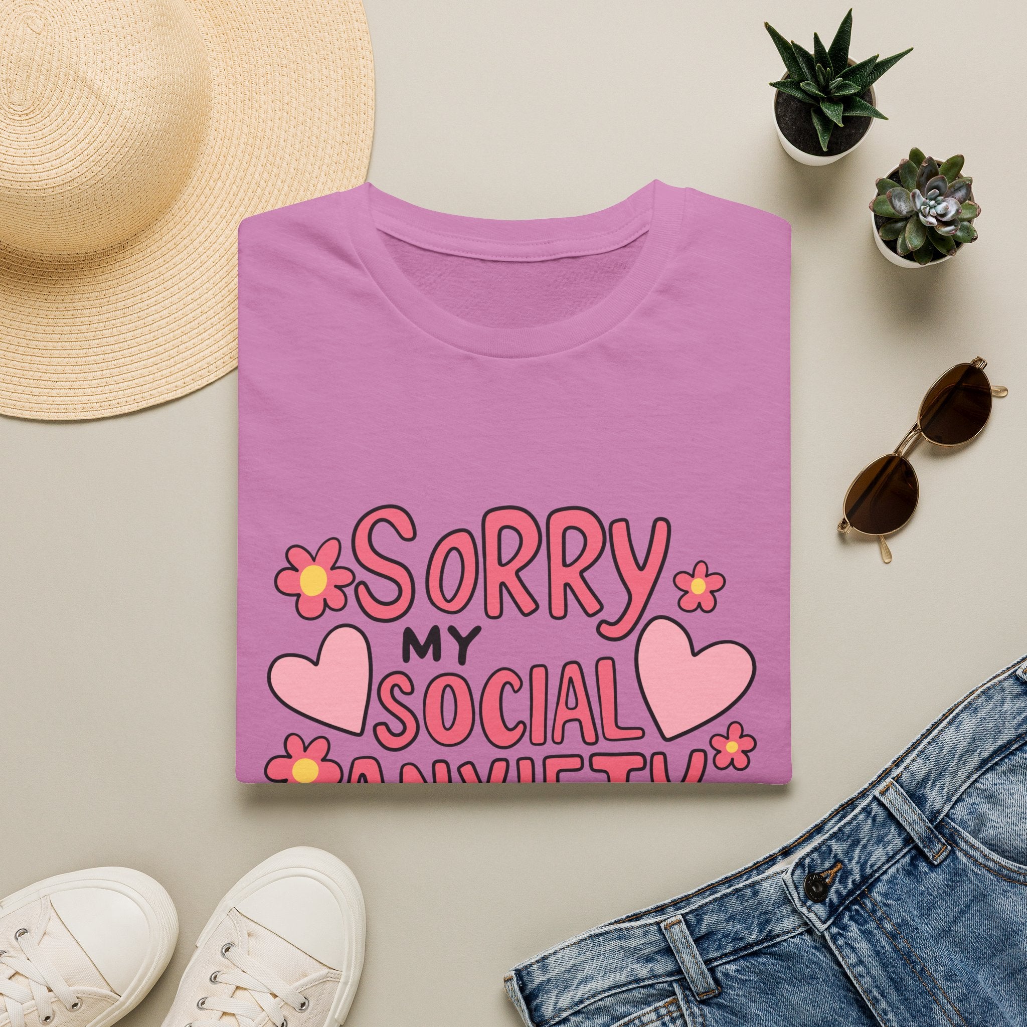 My Social Anxiety Says No Tee- Gildan