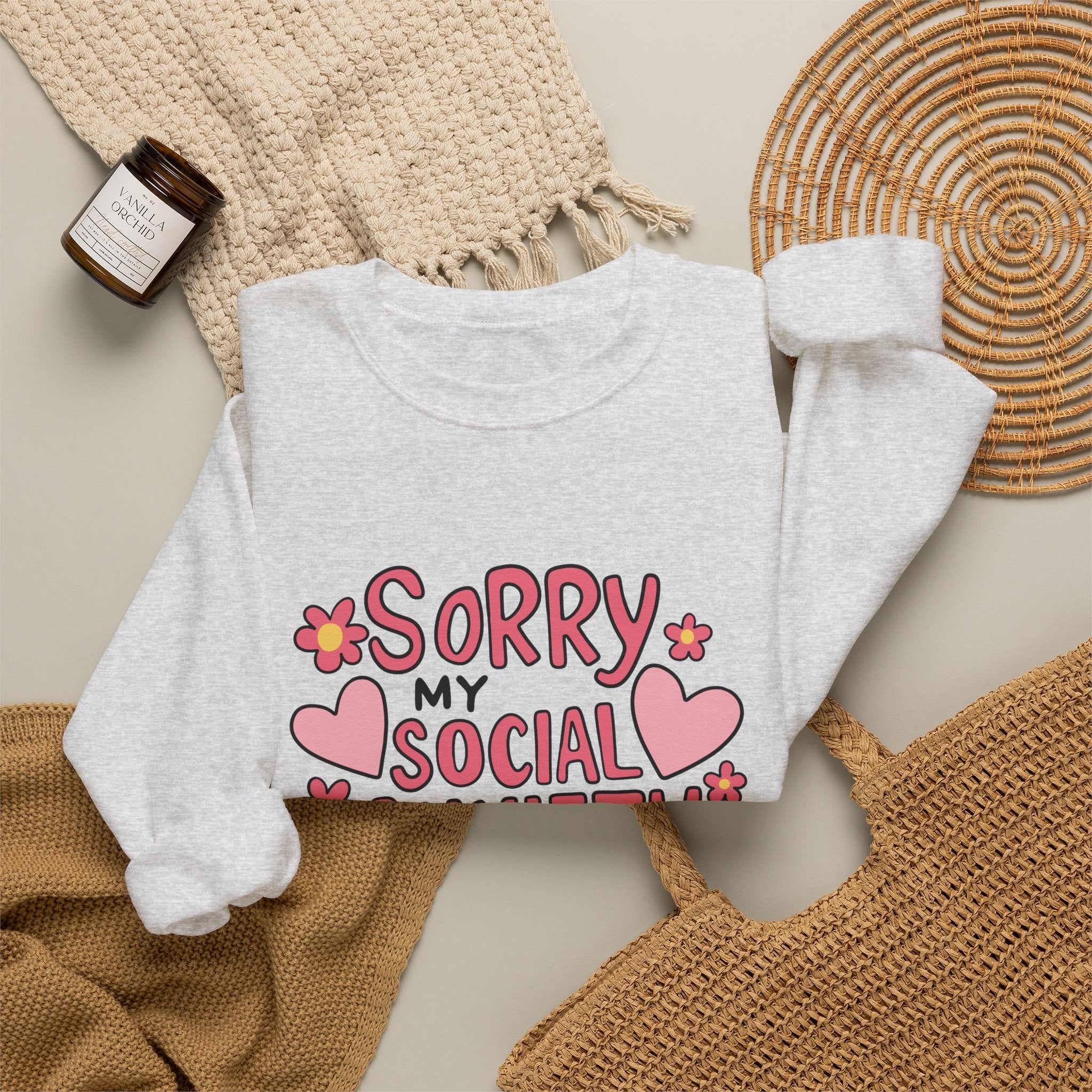 My Social Anxiety Says No Sweatshirt