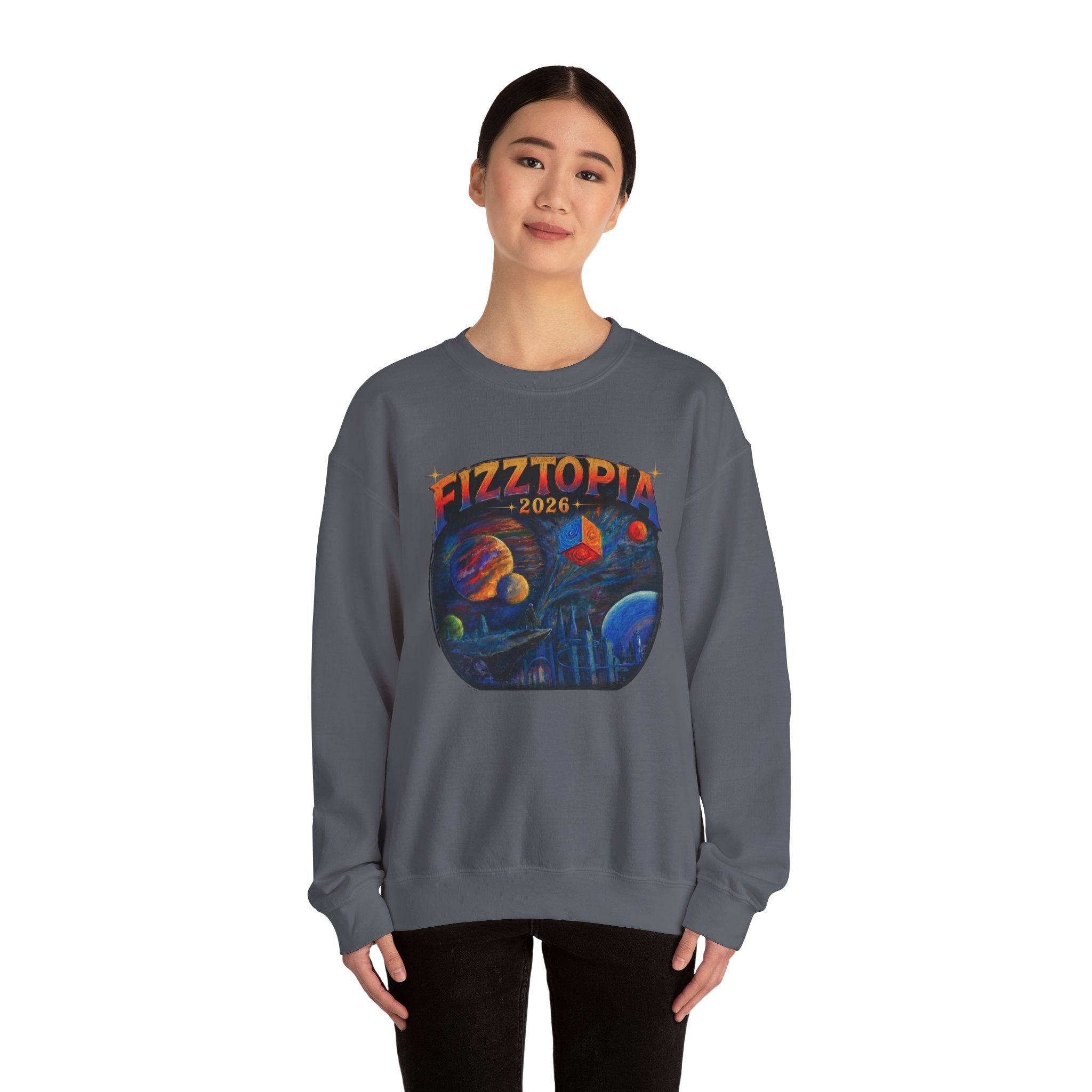 Daddy Ring Bomb's Fizztopia Galaxy Sweatshirt - Gildan