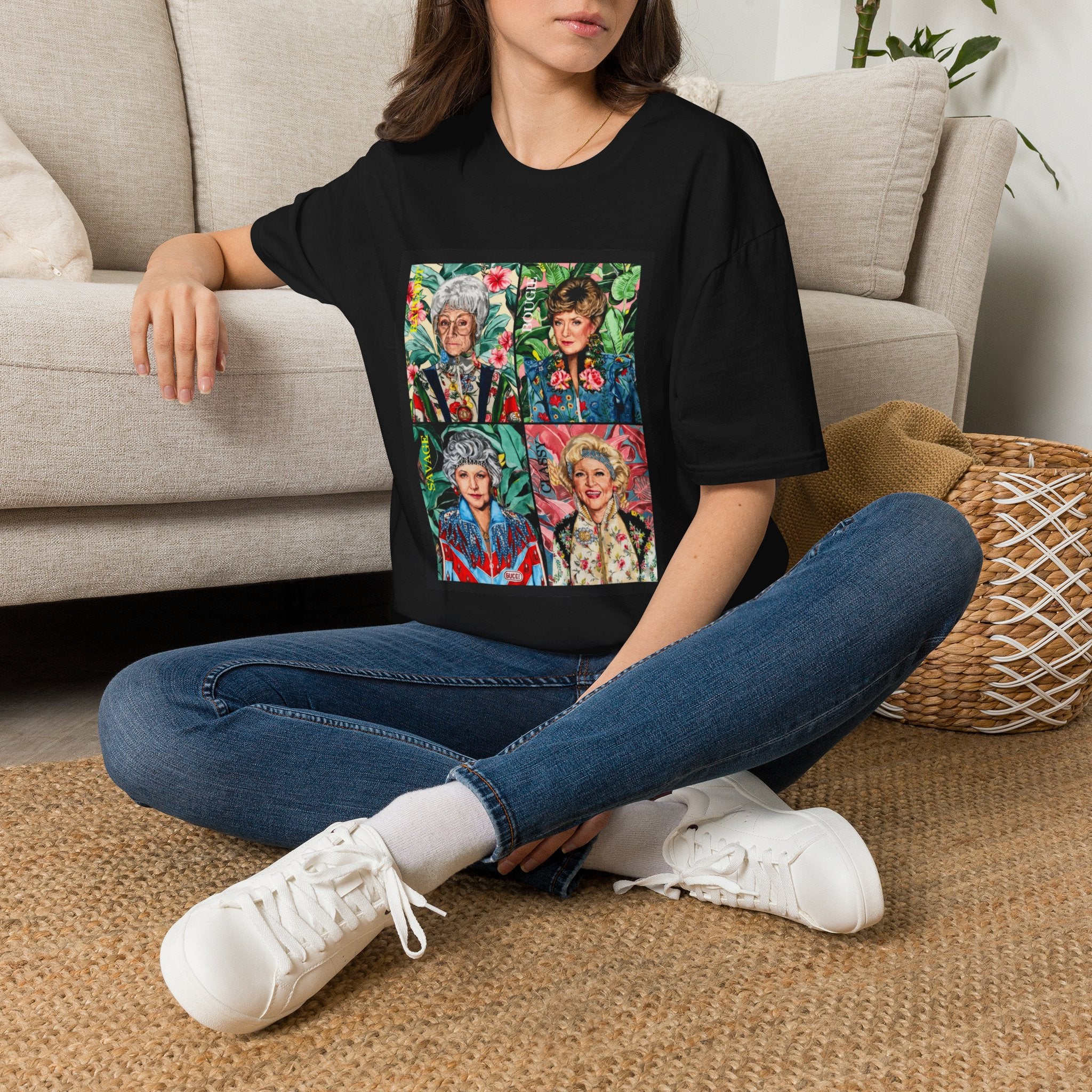 Golden Baddies Tee - Gildan