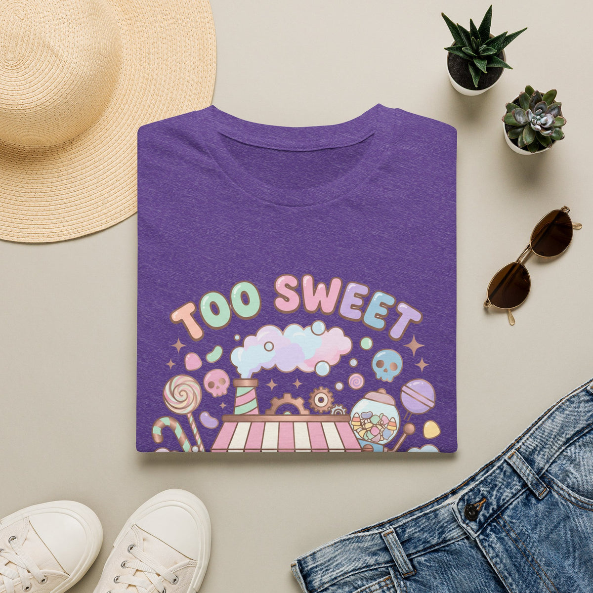Too Sweet To Be Spooky Tee - Gildan
