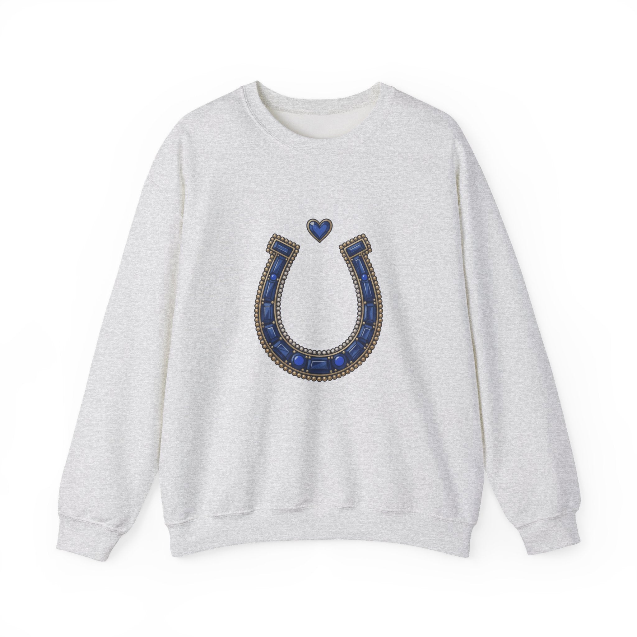 The Sapphire Horseshoe Sweatshirt - Gildan