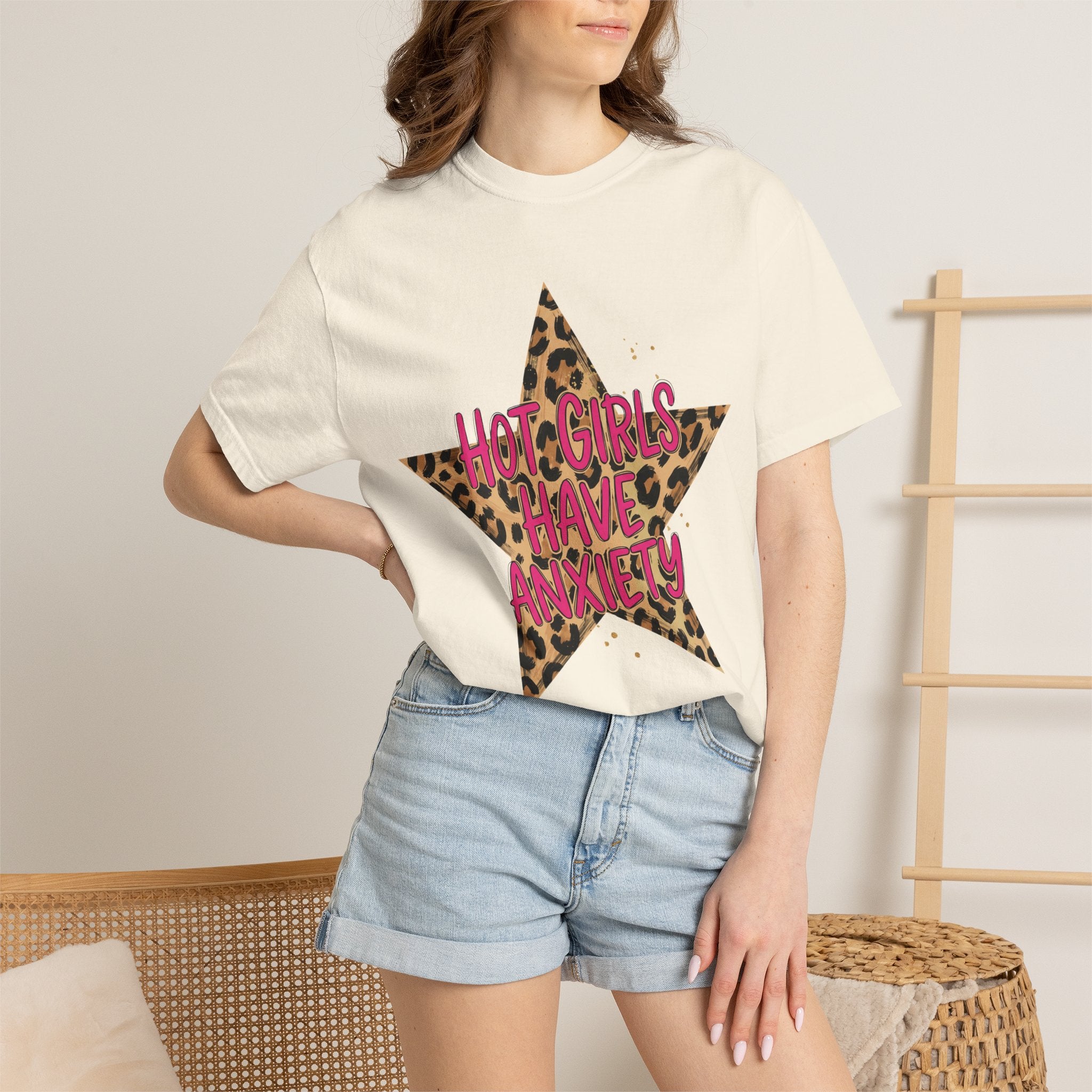 Hot Girls Have Anxiety Tee - Comfort Colors