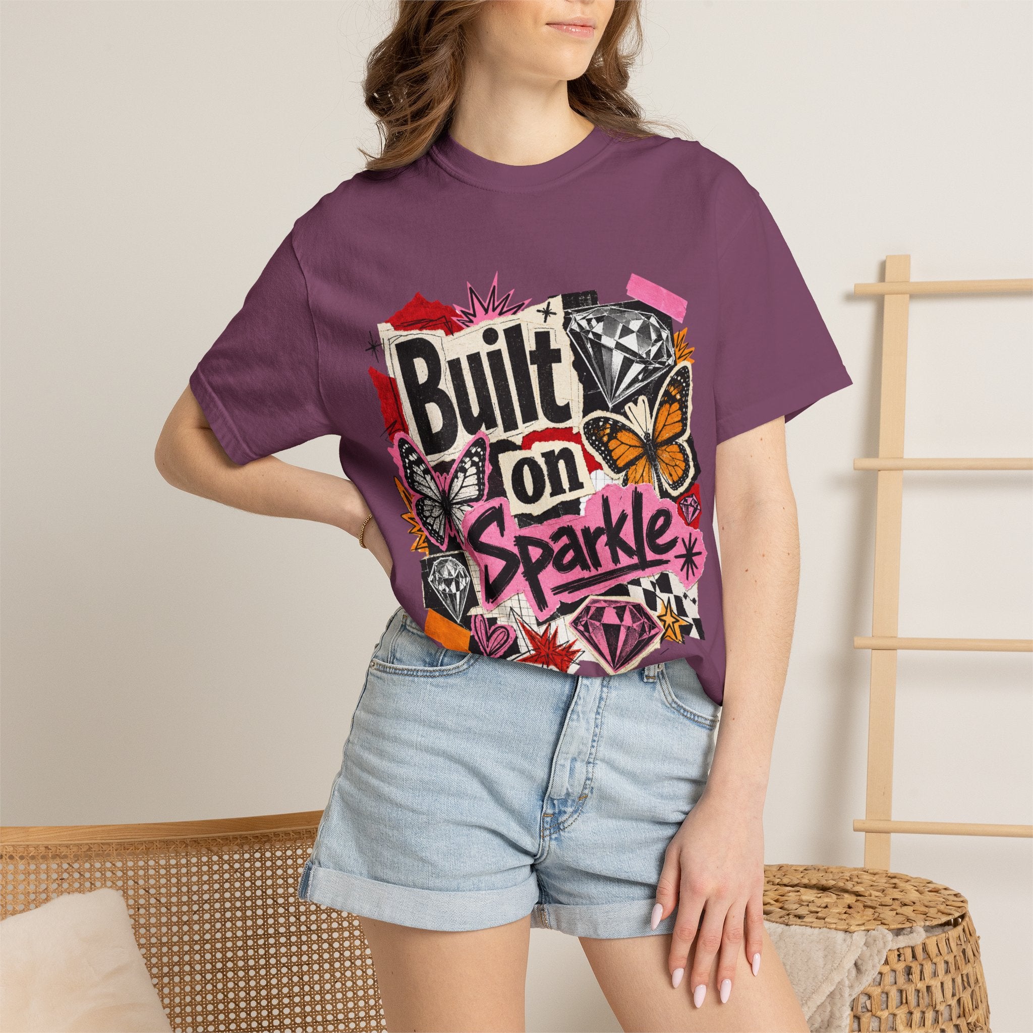 Built on Sparkle Tee - Comfort Colors