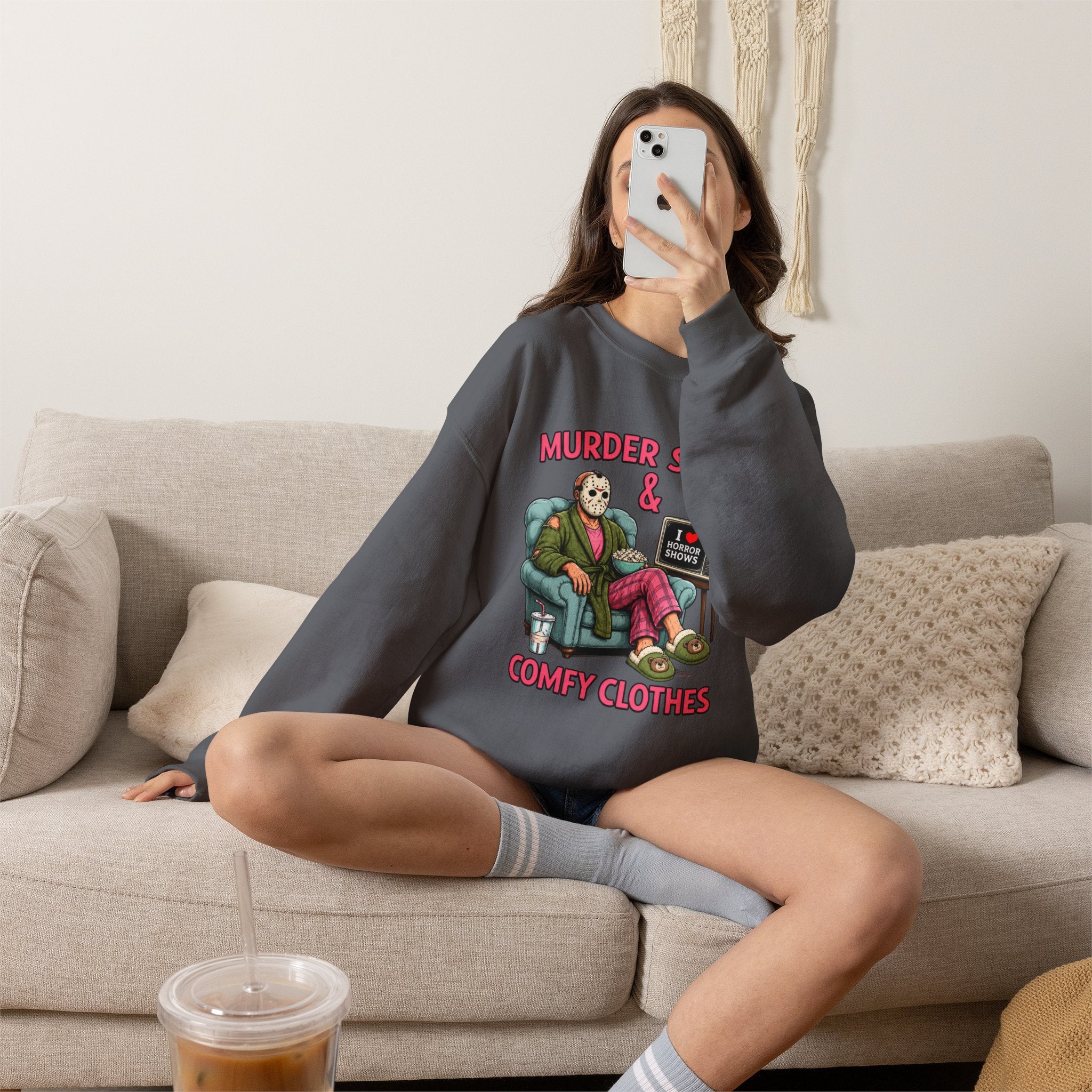 Murder Shows and Comfy Clothes Sweatshirt