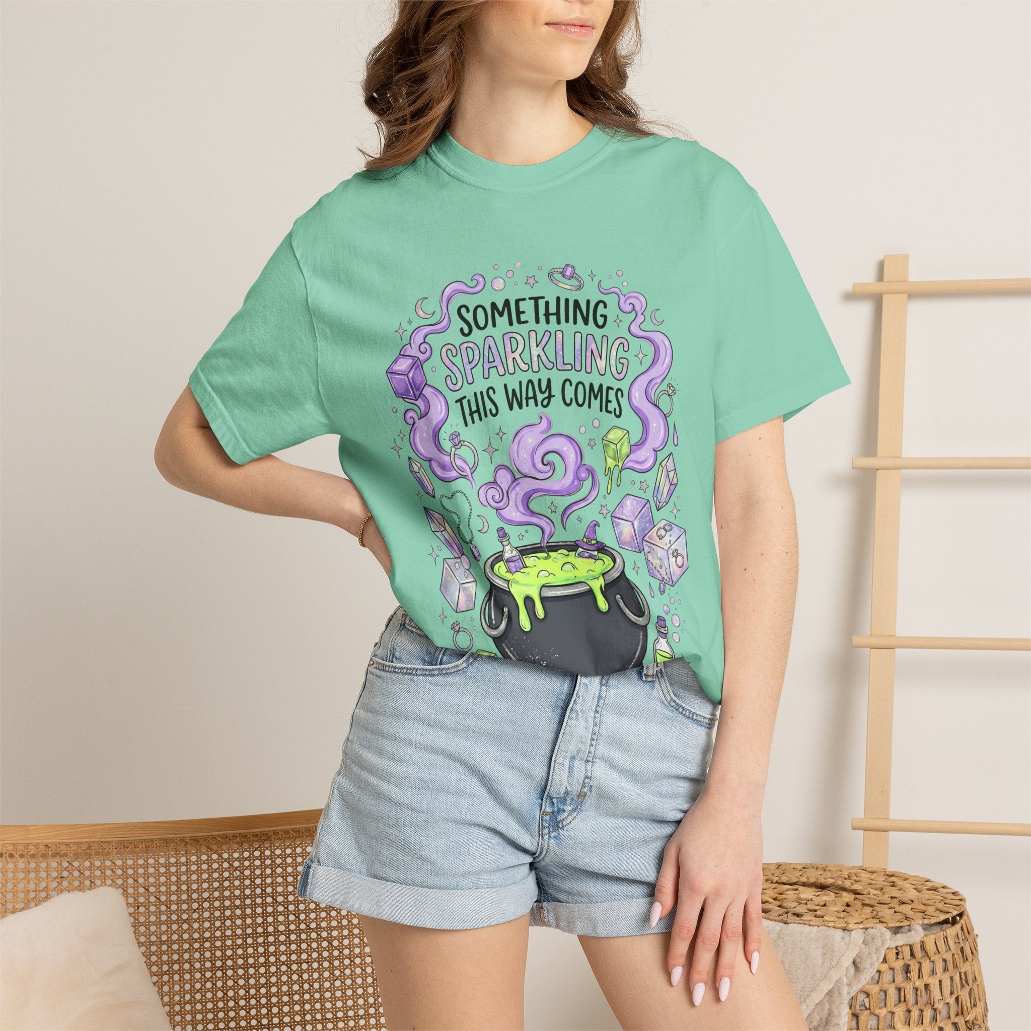 The Spooky Cauldron Tee - Comfort Colors
